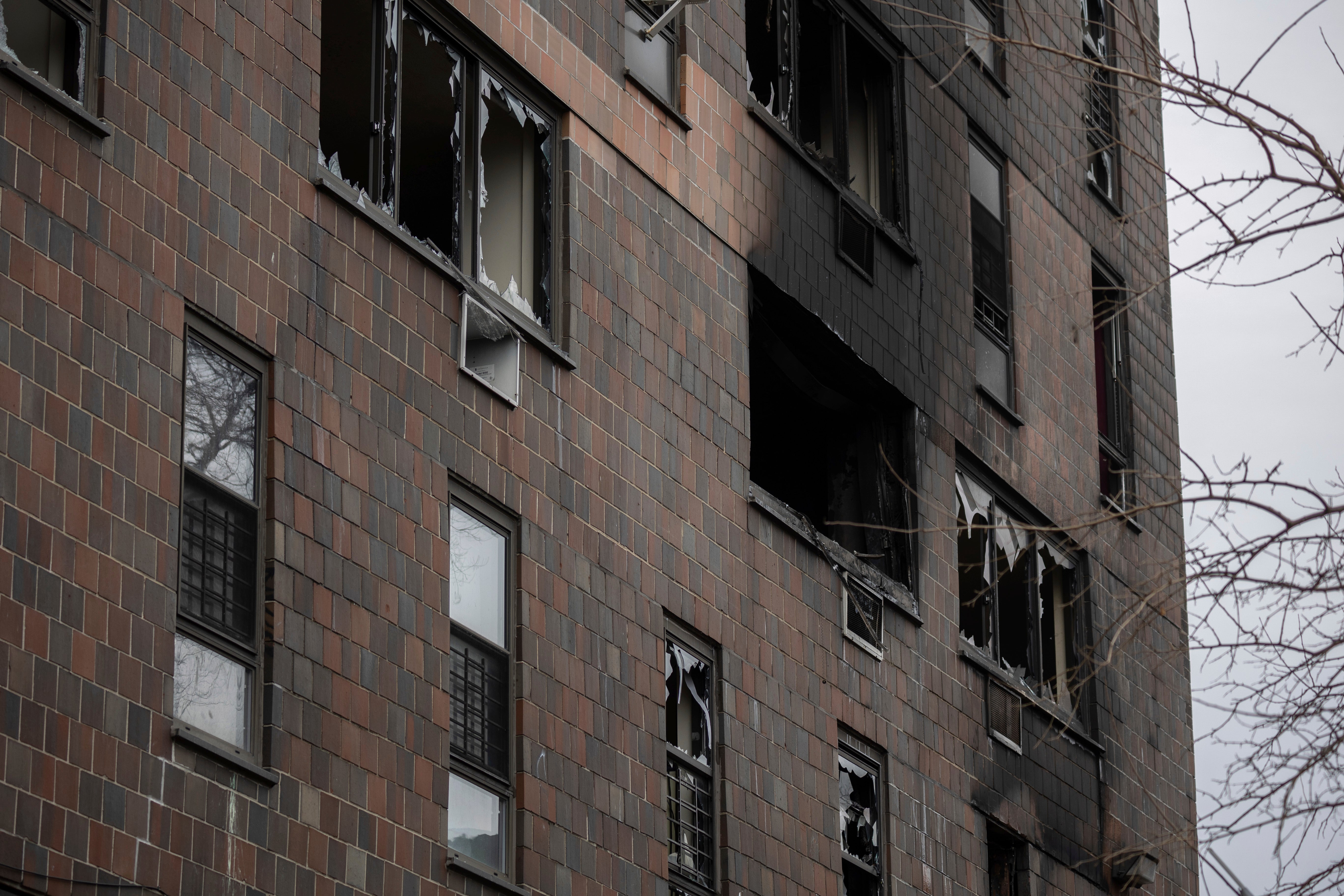 Apartment Building Fire