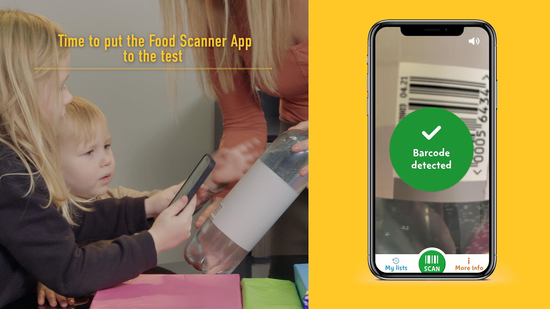 The NHS Food Scanner app scans barcodes on food items and makes suggestions for healthier alternatives