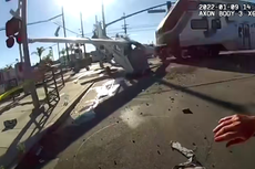 Pilot pulled from wreckage moments before train slams into crashed plane