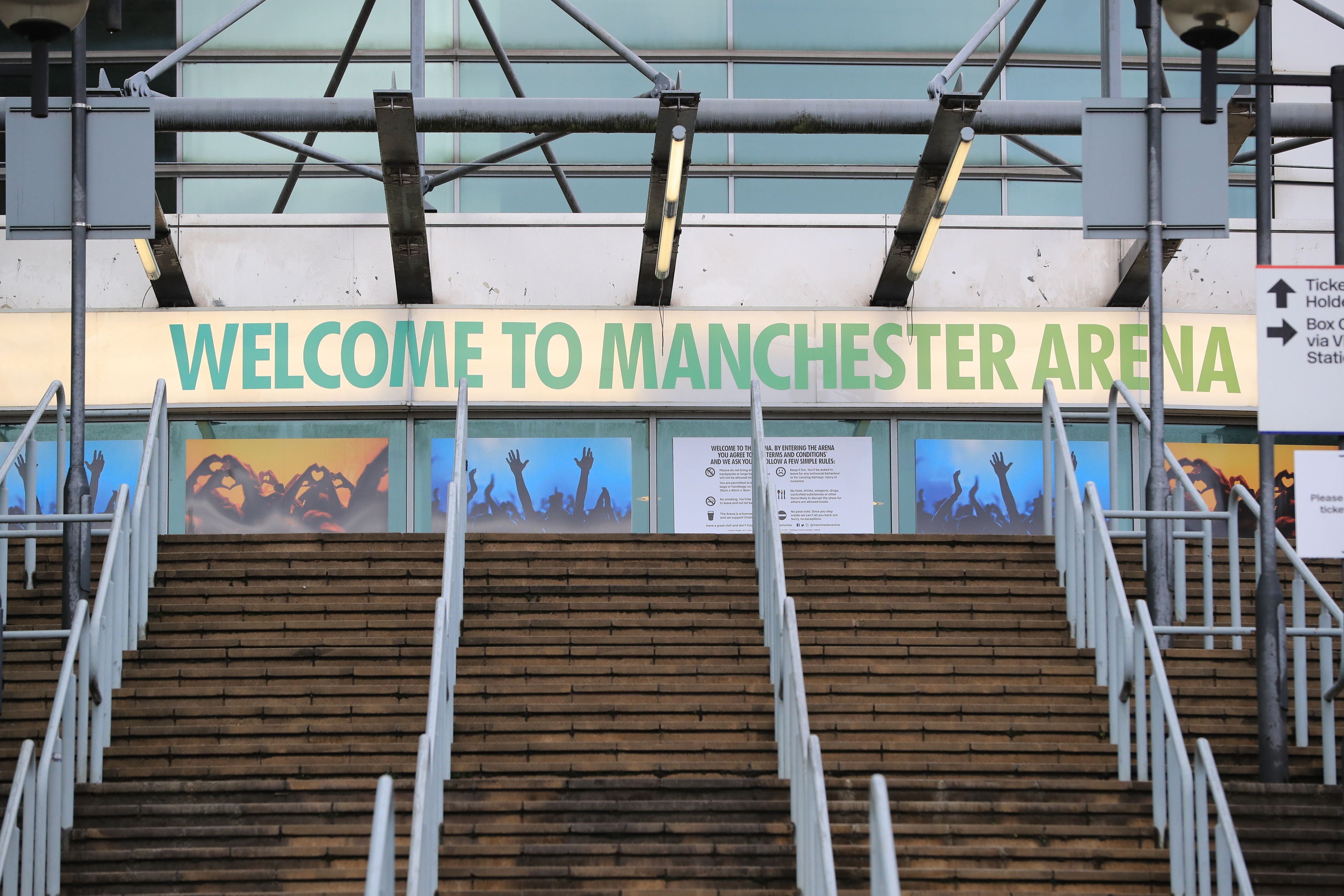 A general view of the Manchester Arena prior to the We Are Manchester benefit show (PA)