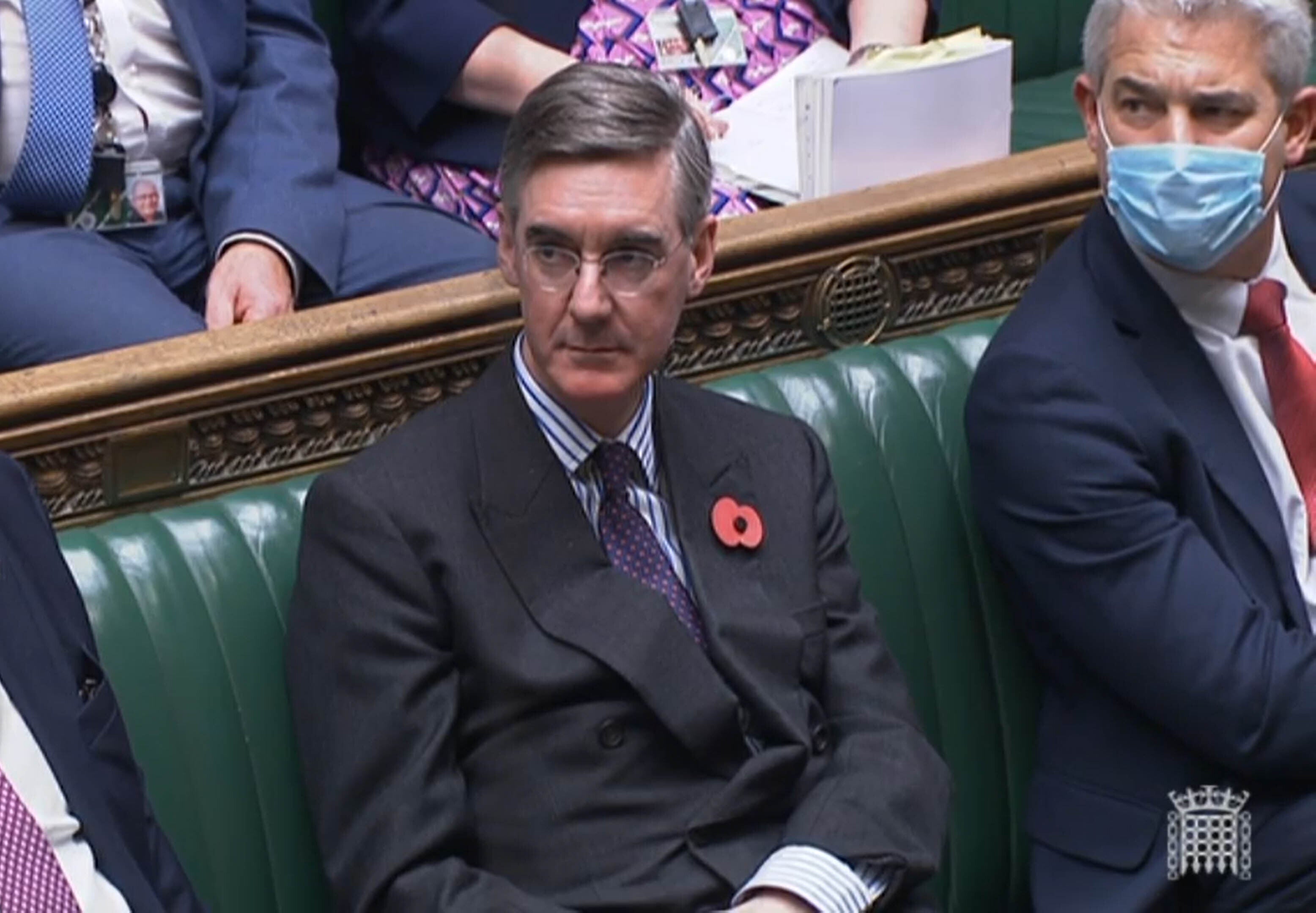 Leader of the House of Commons Jacob Rees-Mogg said the ‘default’ should be that MPs vote in person (House of Commons/PA)