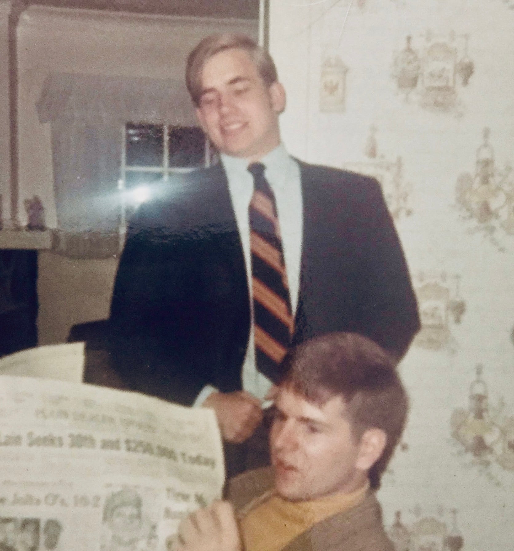 Ted Conrad, aka Thomas Randele (top) and Russ Metcalf (bottom) met at Lakewood High School