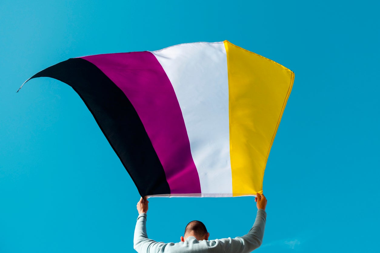 The nonbinary flag