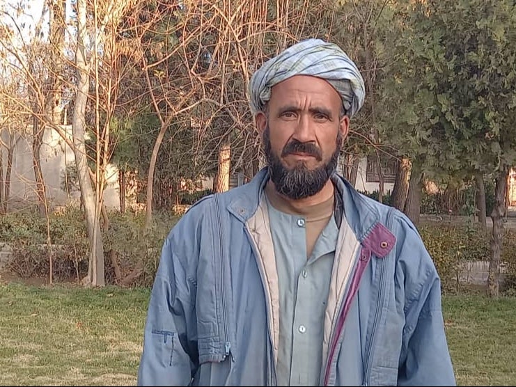 Afghan farmer Abdul Qaher and millions of Afghans face the risk of severe food shortages