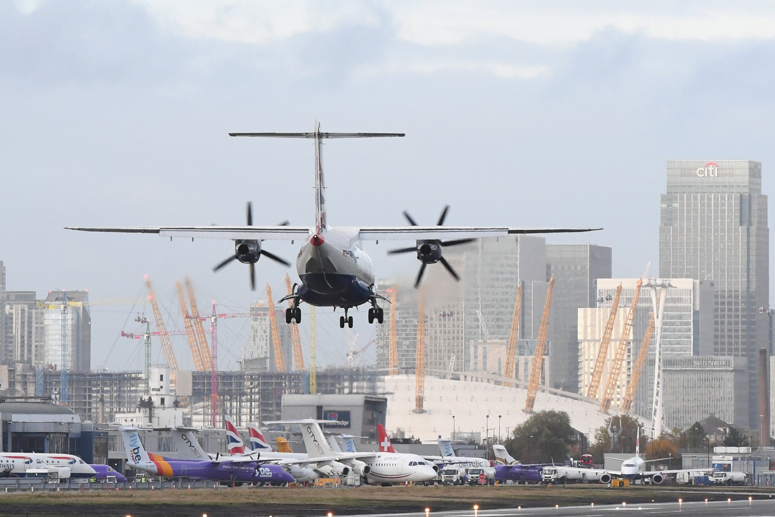 Airlines should be required to use electric or hydrogen planes for some UK domestic flights within six years, a green group has said (Victoria Jones/PA)