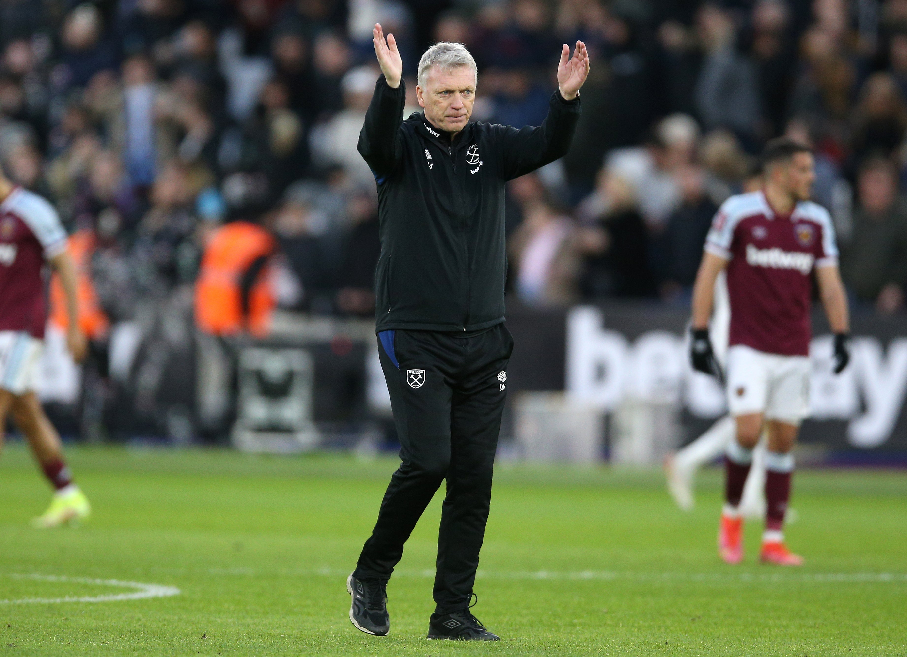 David Moyes’ West Ham side take on Norwich on Wednesday (Nigel French/PA).