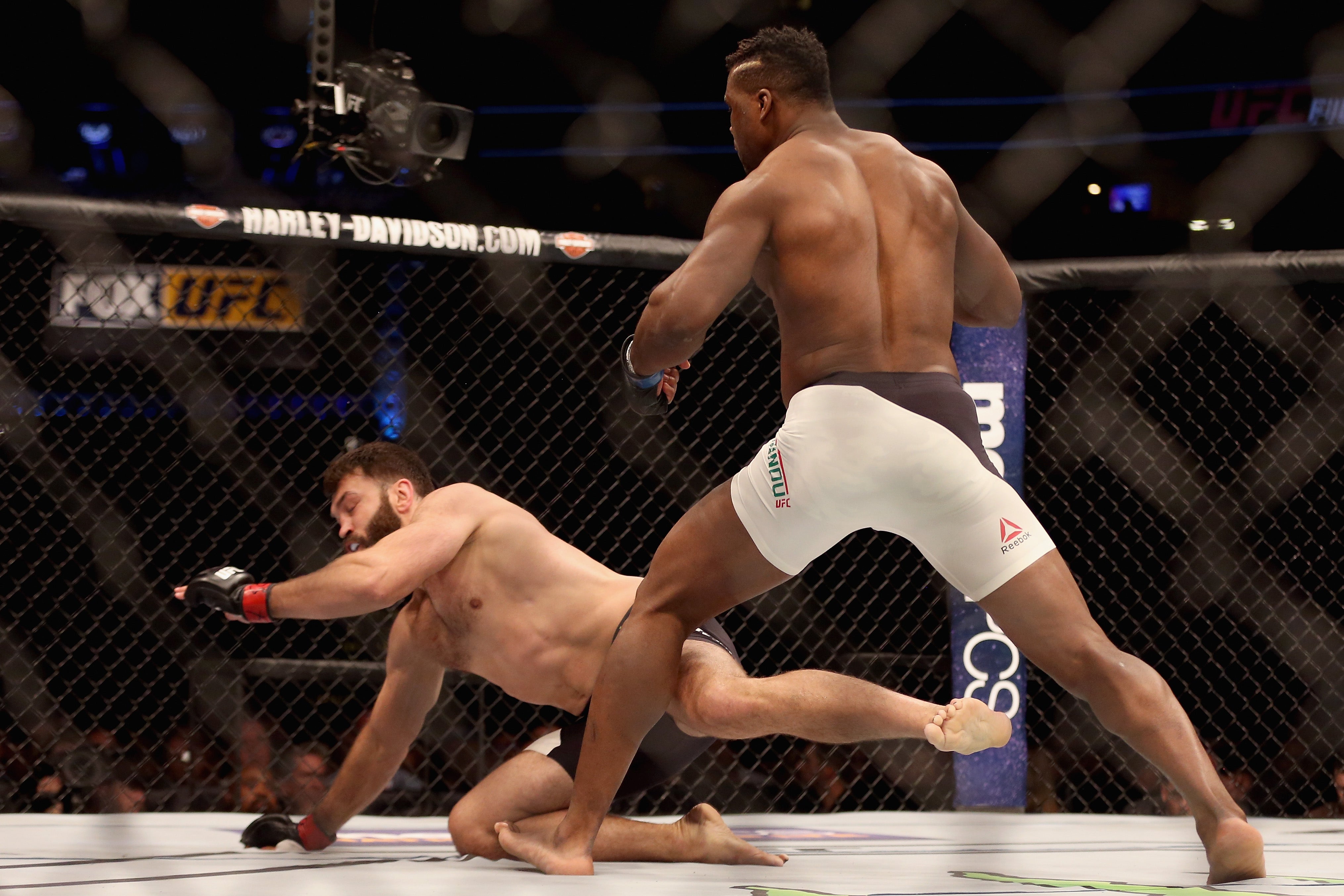 Ngannou floors Andrei Arlovski