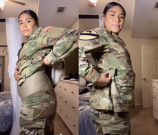 Military mom reveals what her maternity uniform looks like: ‘More practical than most maternity clothes’