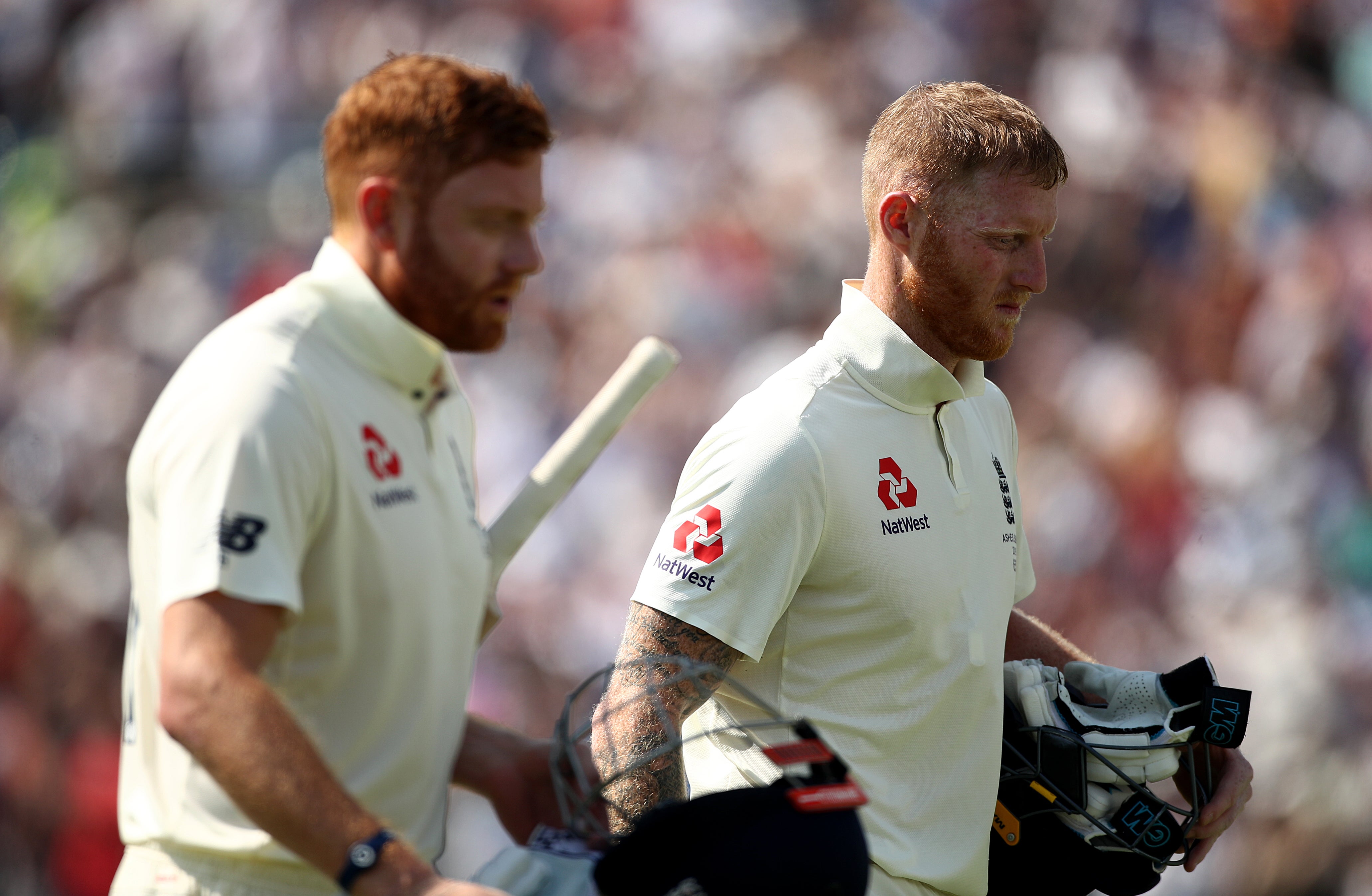 Jonna Bairstow (left) and Ben Stokes (right) are carrying injuries into the fifth Test (Tim Goode/PA)