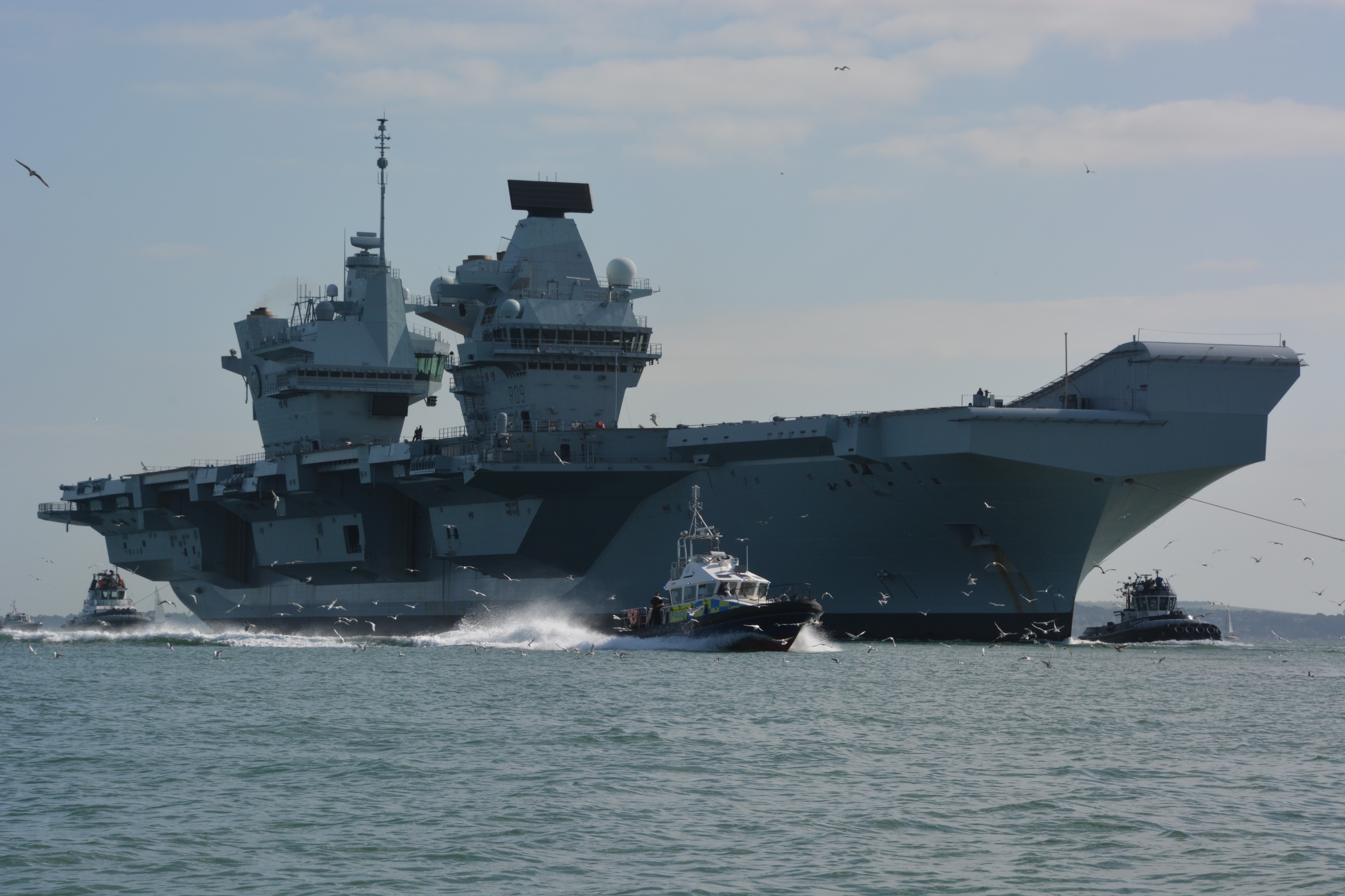 Royal Navy aircraft carrier HMS Prince of Wales (Ben Mitchell/PA)