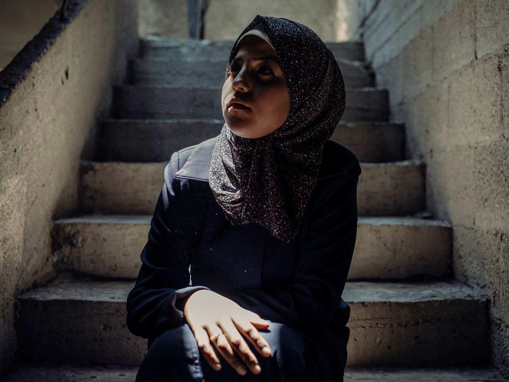 Weaam’s family home came under heavy bombardment in 2014, leading to the death of her parents and siblings