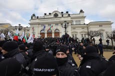 Anti-vaccine protesters try to storm Bulgarian parliament