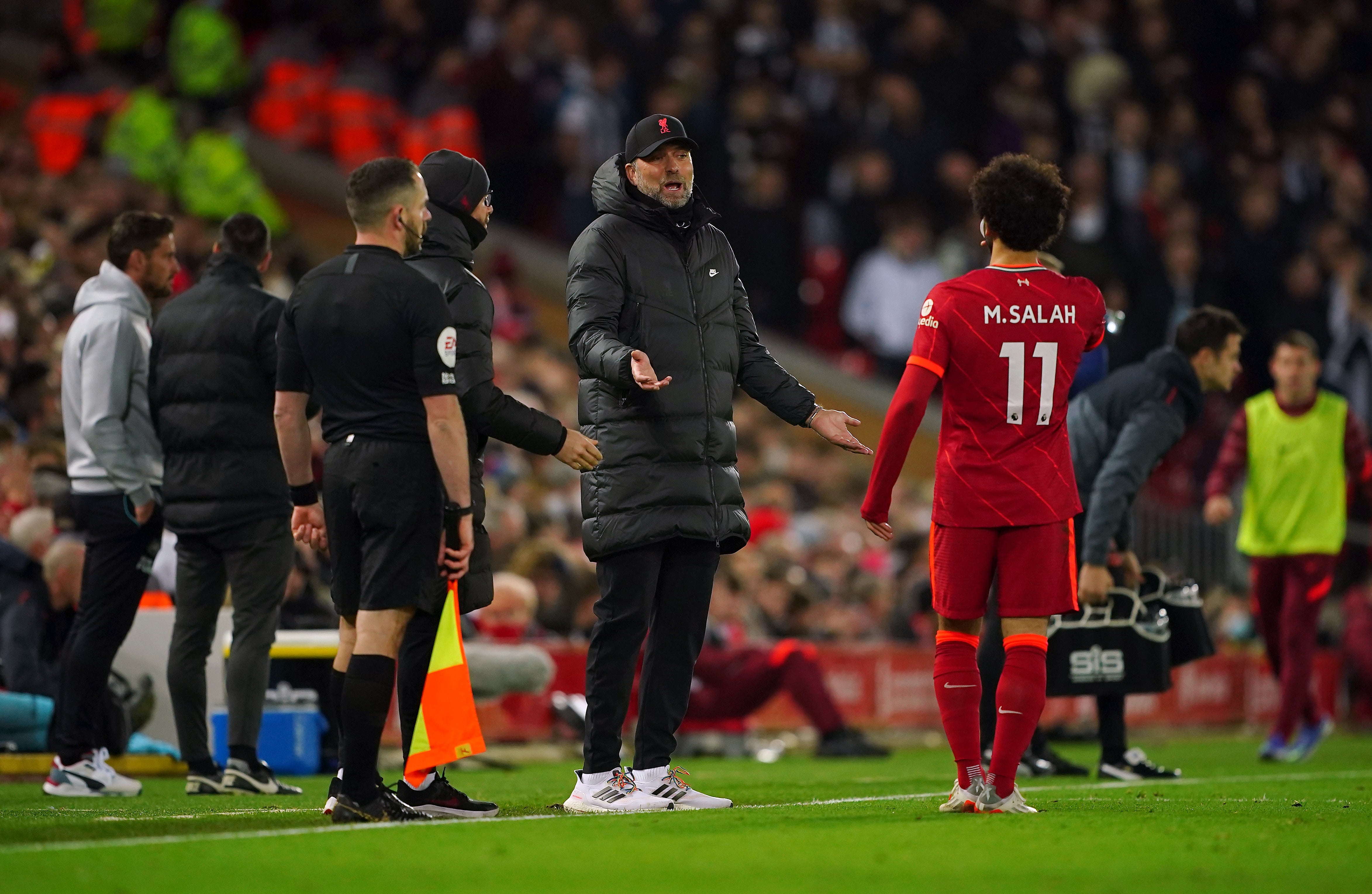 Liverpool manager Jurgen Klopp insists he remains positive over Mohamed Salah’s contract negotiations (Peter Byrne/PA)