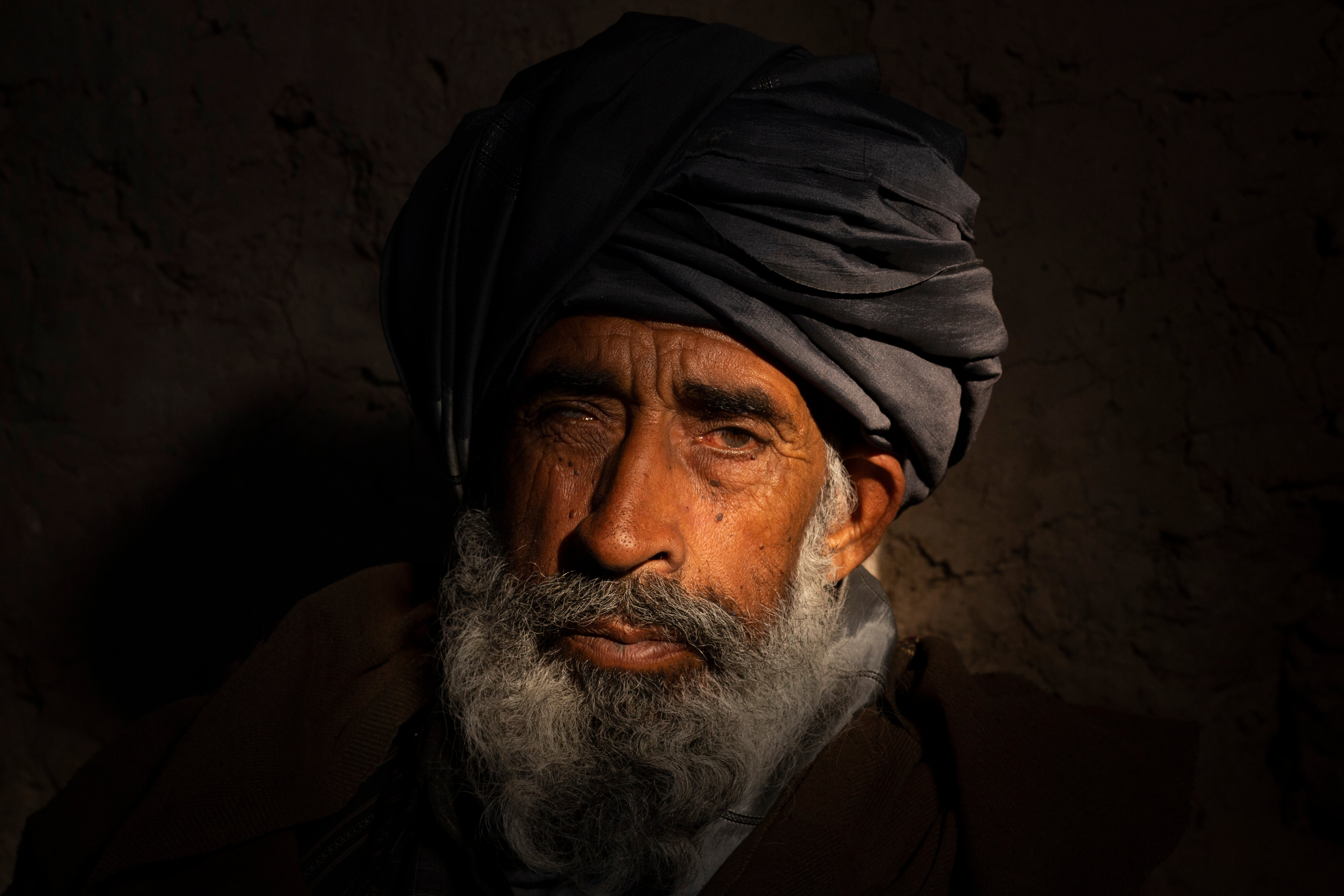 Older people are particularly vulnerable. Majid lives in an IDP camp in northwestern Afghanistan