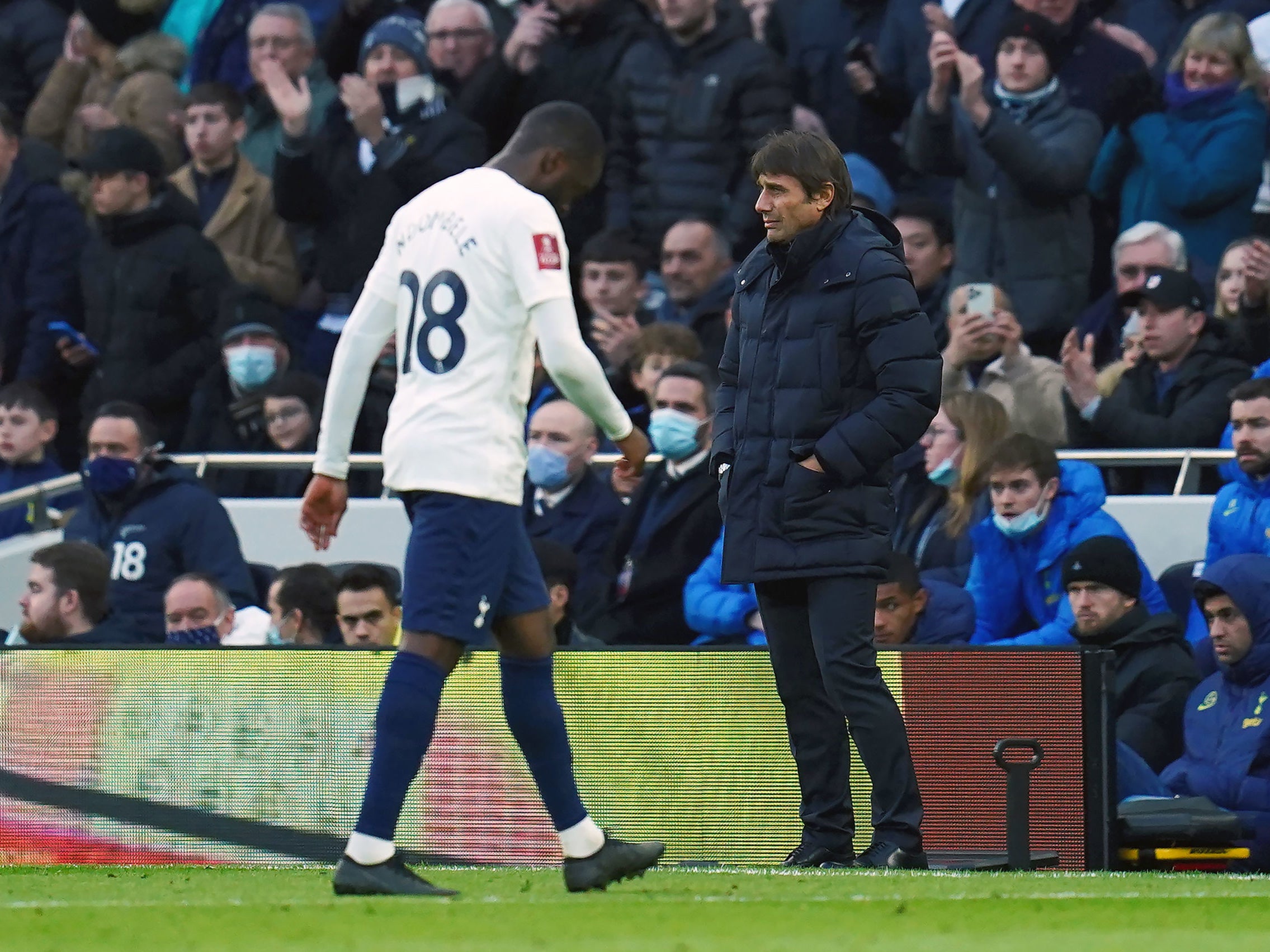 The midfielder missed Tottenham’s Carabao Cup exit on Wednesday