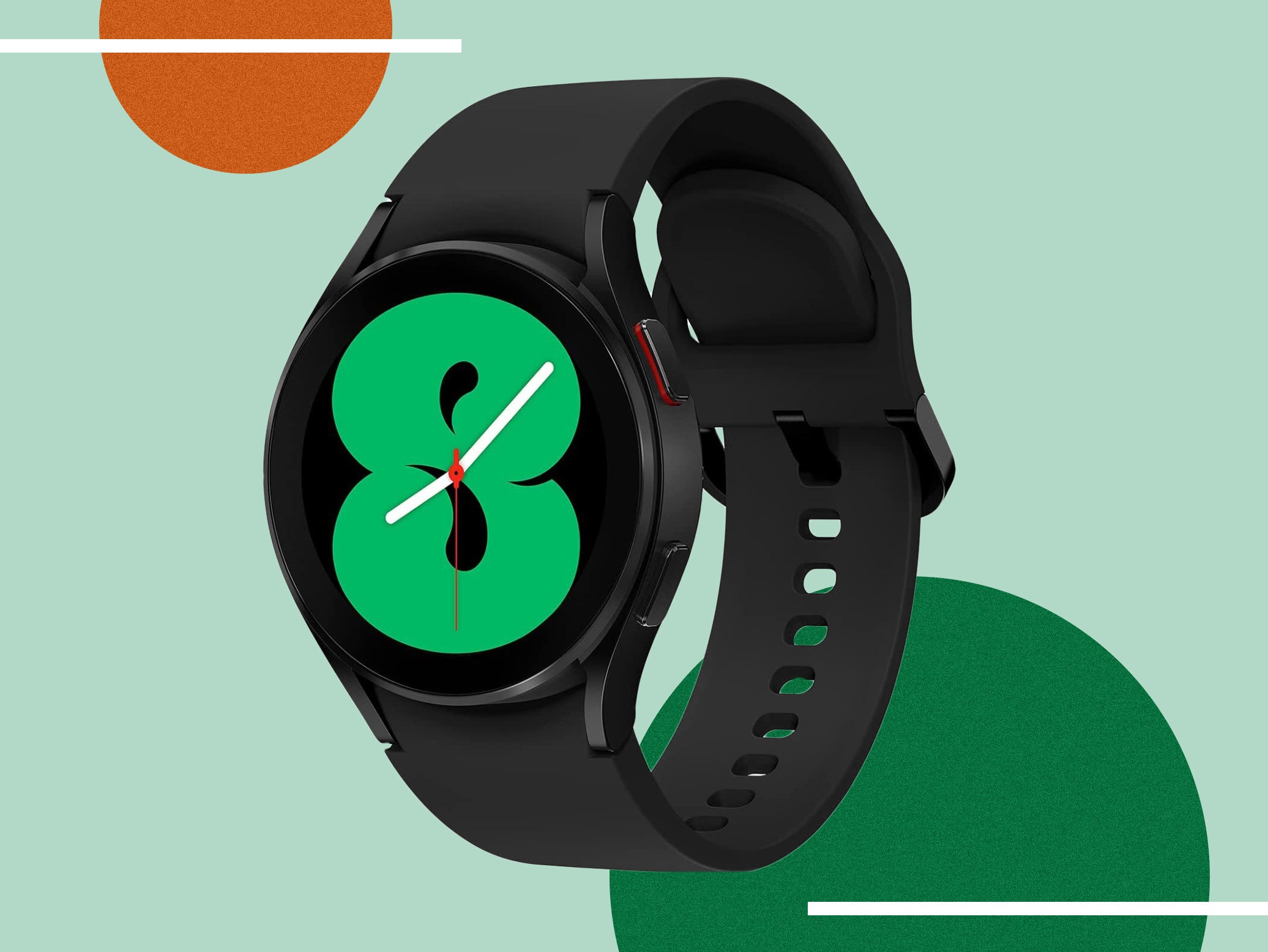 The smartwatch helps you track fitness and check notifications on the go