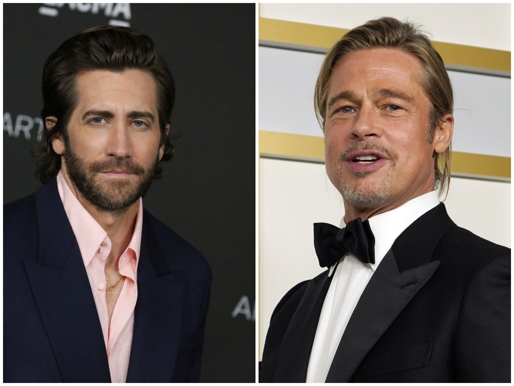 Jake Gyllenhaal and Brad Pitt