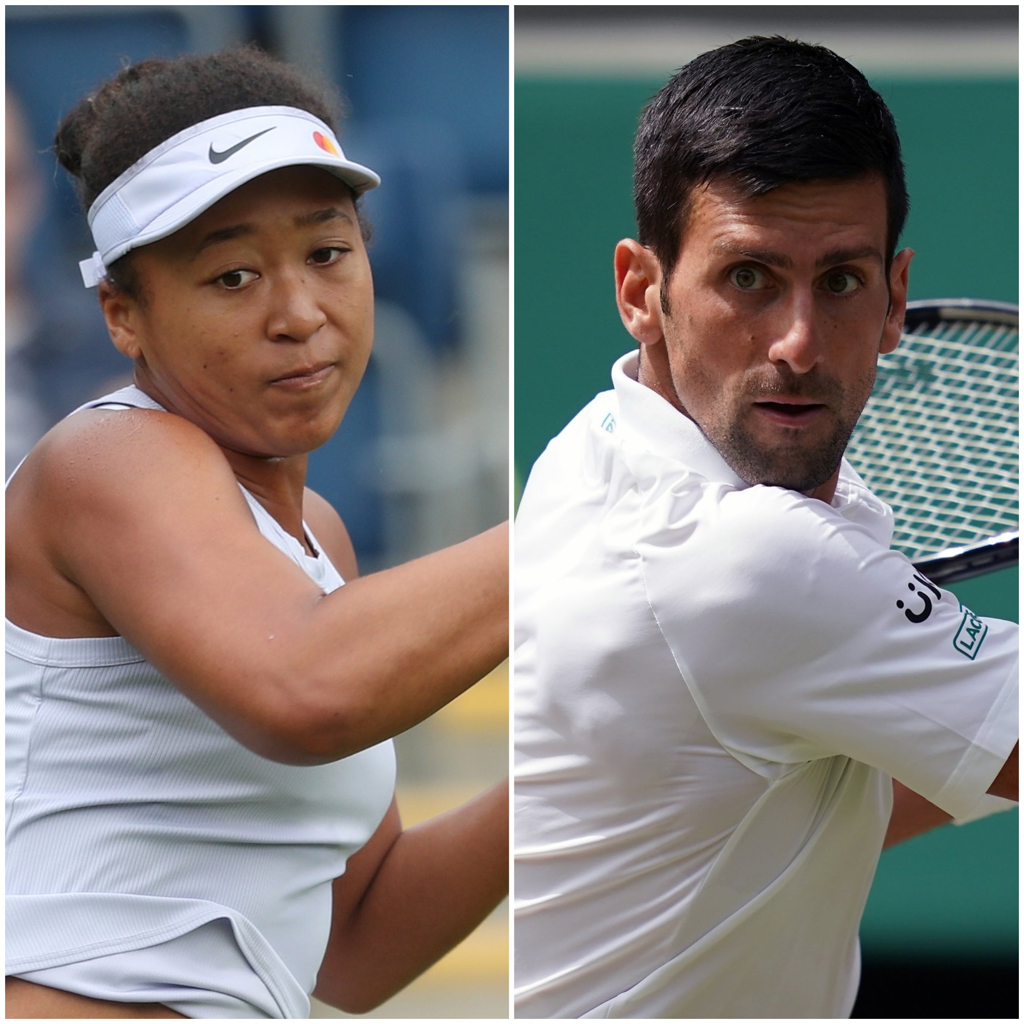 Naomi Osaka and Novak Djokovic are the reigning Australian Open champions (David Davies/John Walton/PA)