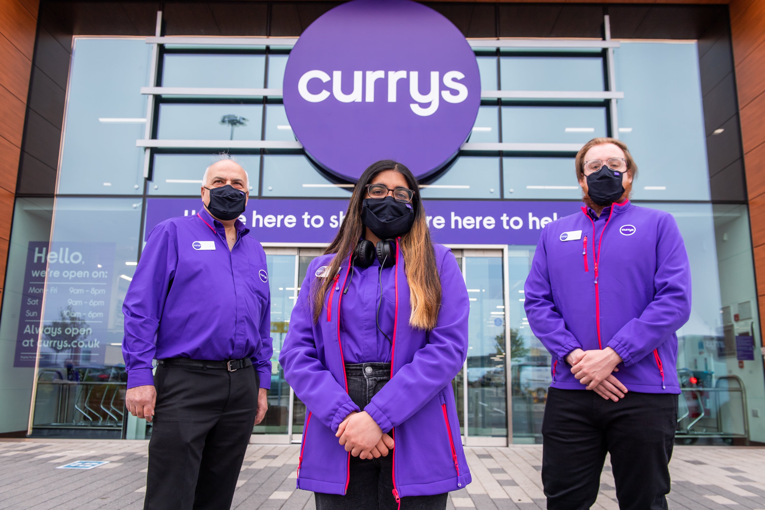 Currys posted lower sales over the peak Christmas period (Currys/PA)