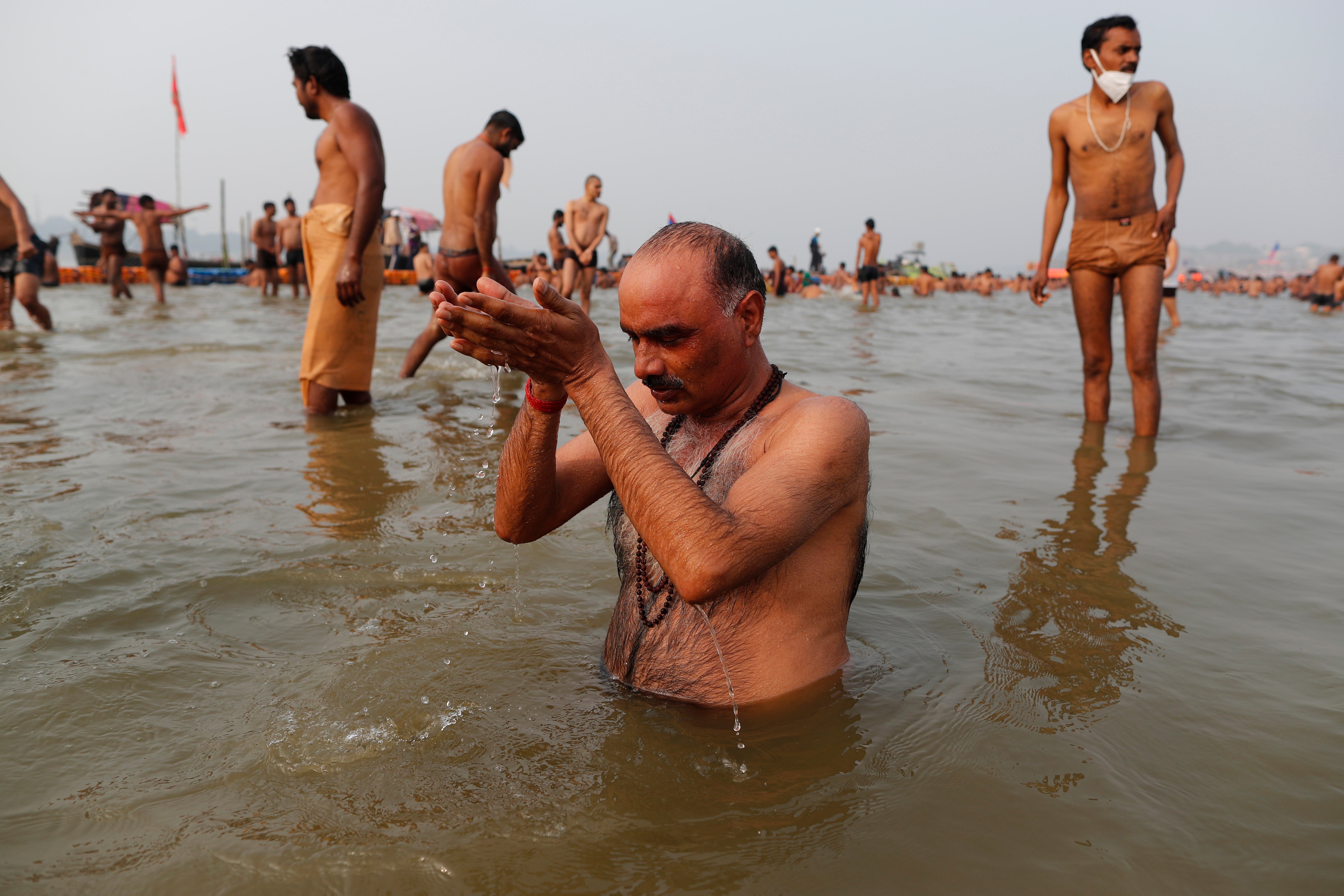 India Virus Outbreak Hindu Festival