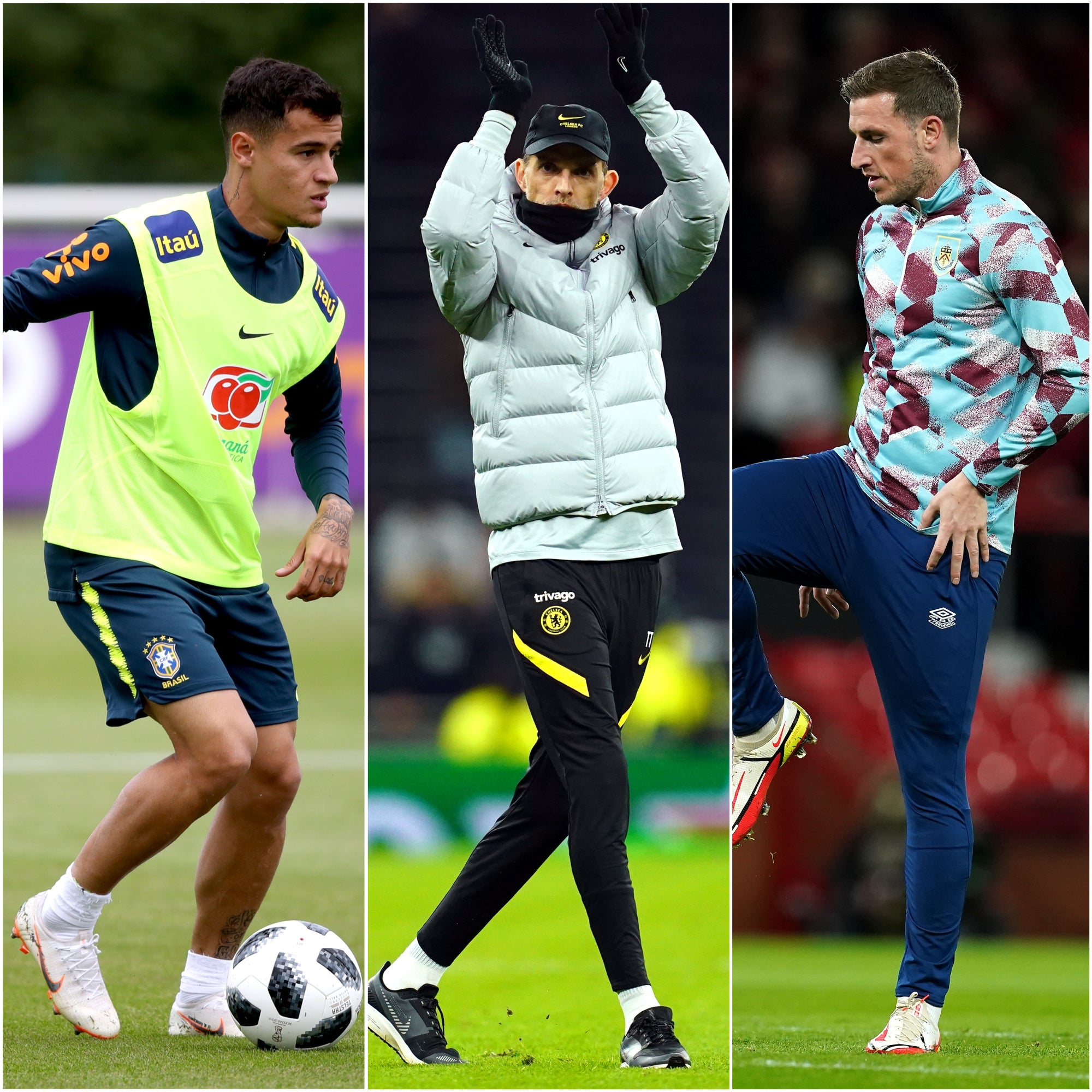 Philippe Coutinho, Thomas Tuchel and Chris Wood will hope to make headlines for the right reasons this weekend (John Walton/Nick Potts/Martin Rickett/PA)