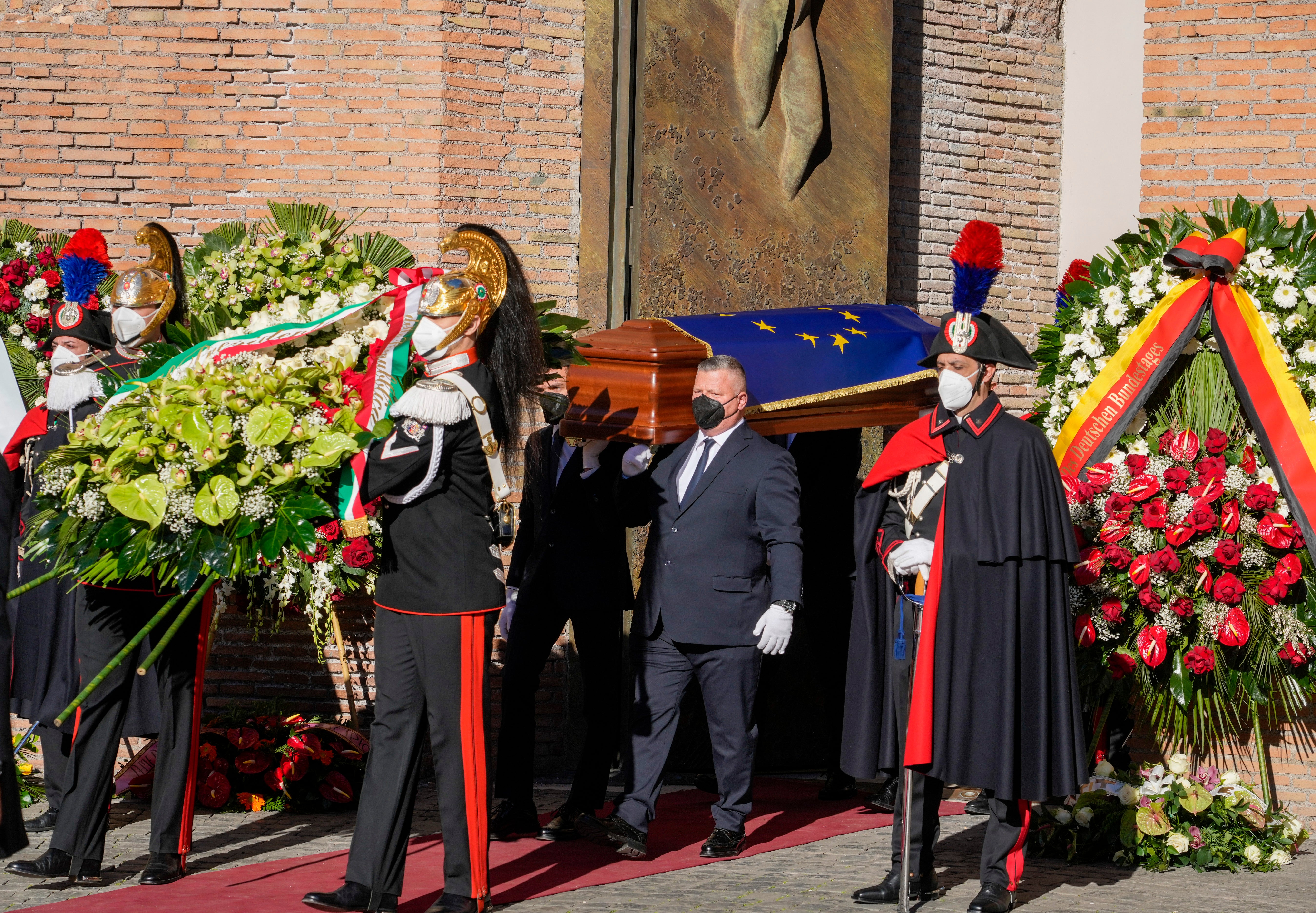 Italy EU Sassoli Funerals