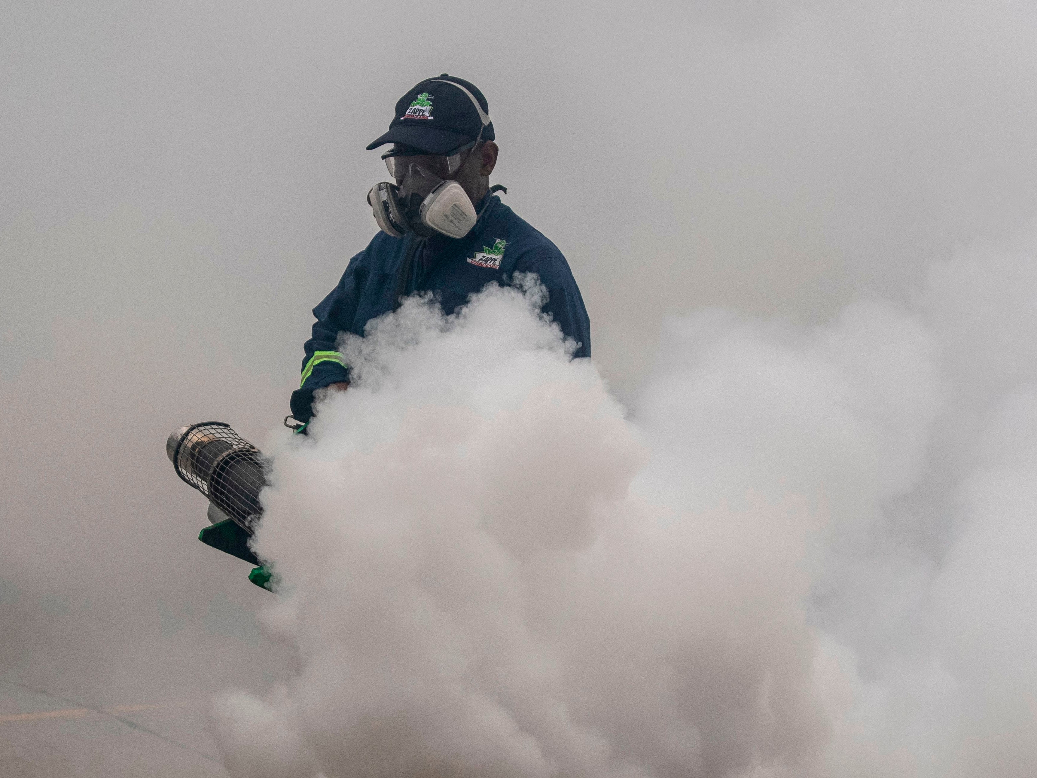 Fogging machines are being used in care homes, schools and nurseries across the UK