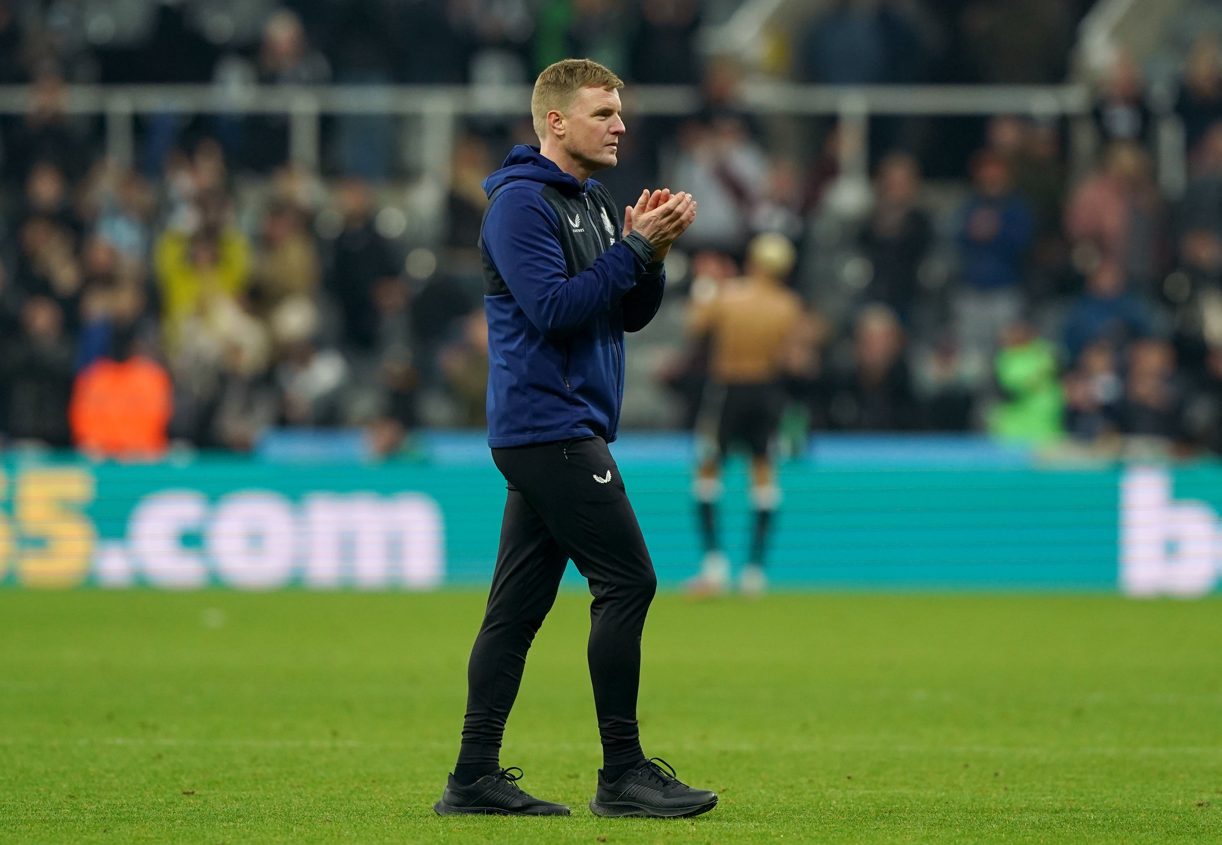 Eddie Howe saw his Newcastle side concede a late equaliser to Watford (Owen Humphreys/PA).