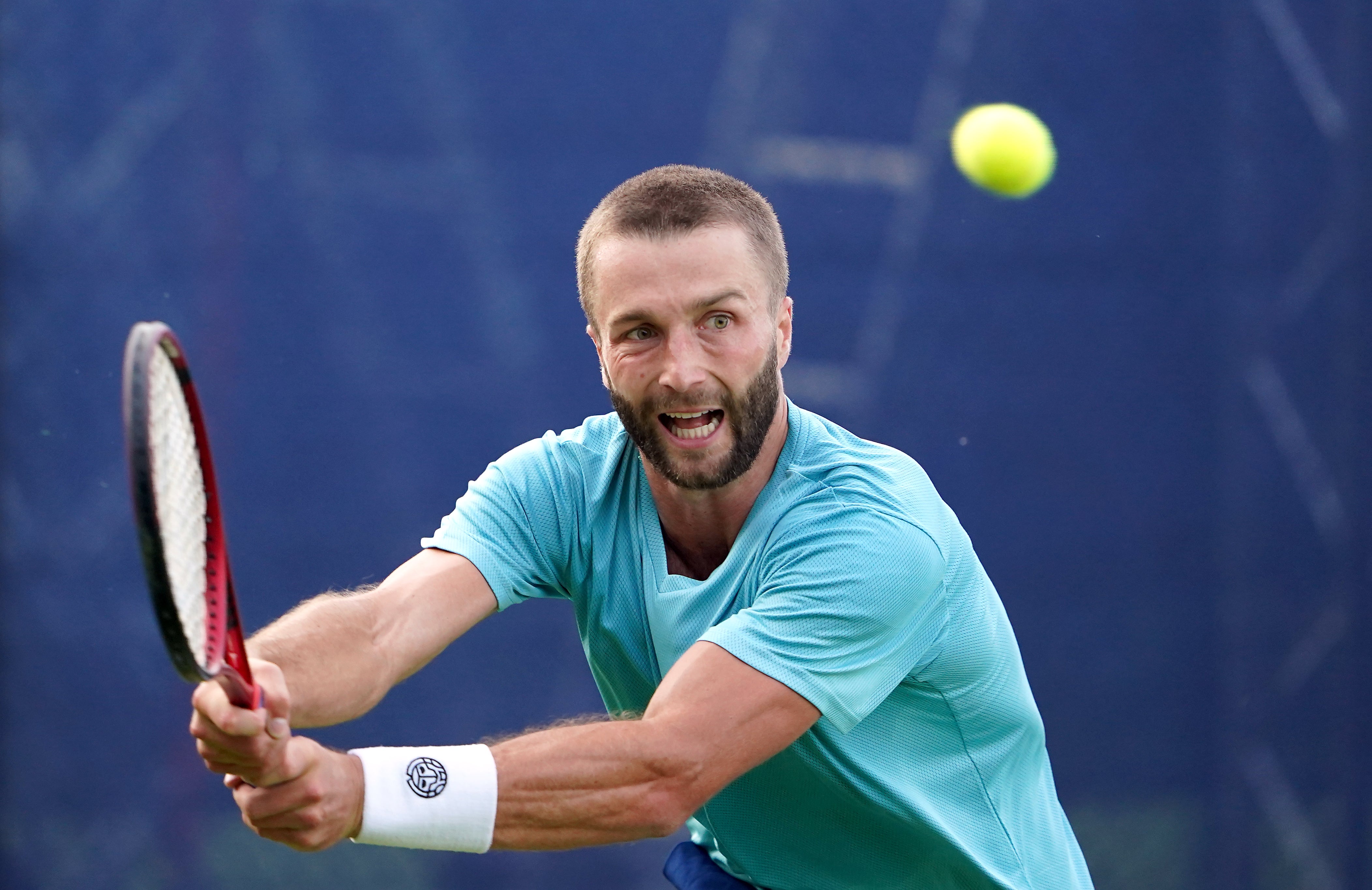 Liam Broady will take on Nick Kyrgios on Tuesday (Zac Goodwin/PA)