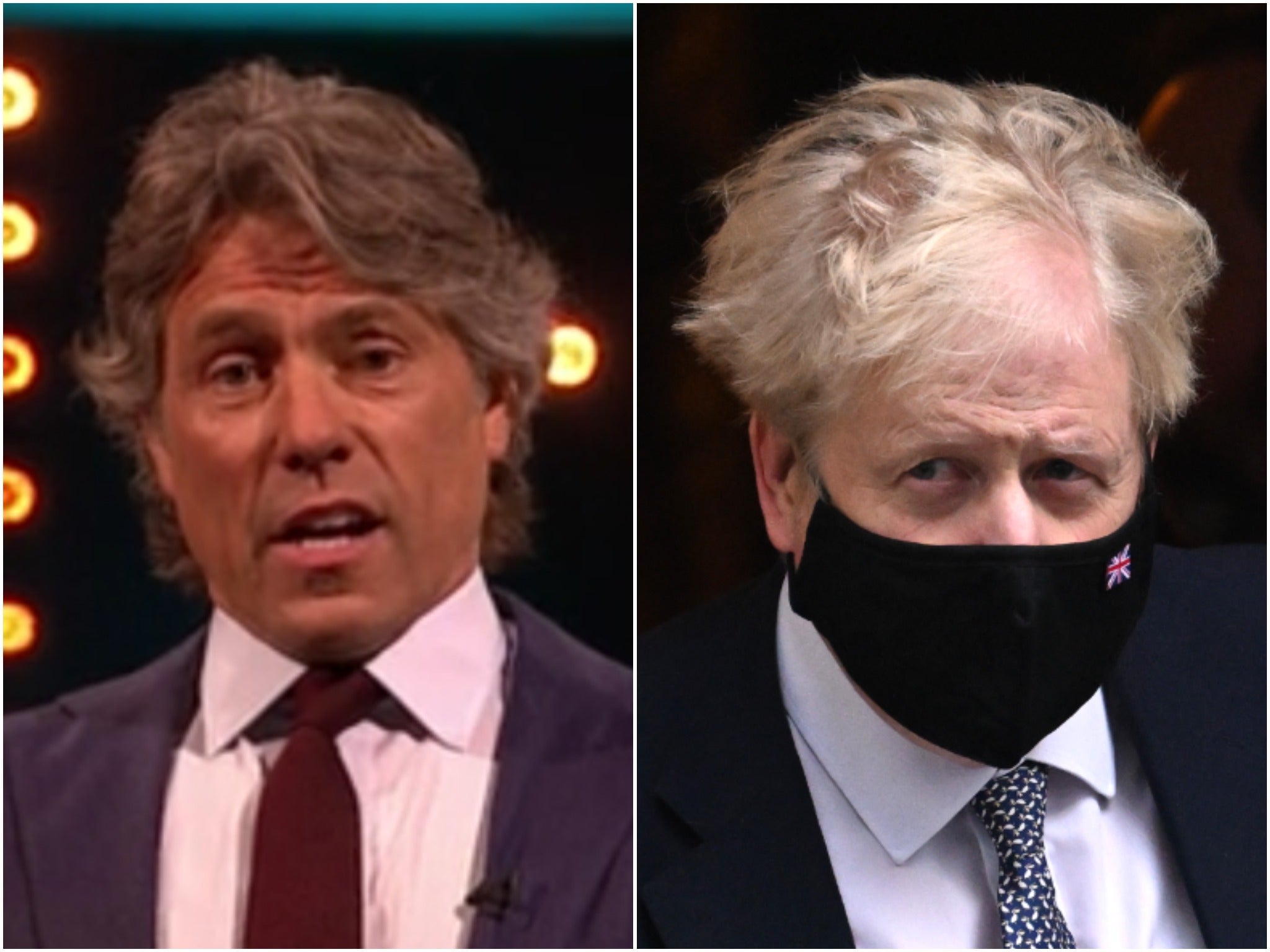 ‘Stop lying to us’: John Bishop calls Boris Johnson a ‘p***k’ over No 10 parties