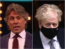 ‘Stop lying to us’: John Bishop calls Boris Johnson a ‘p***k’ over No 10 parties