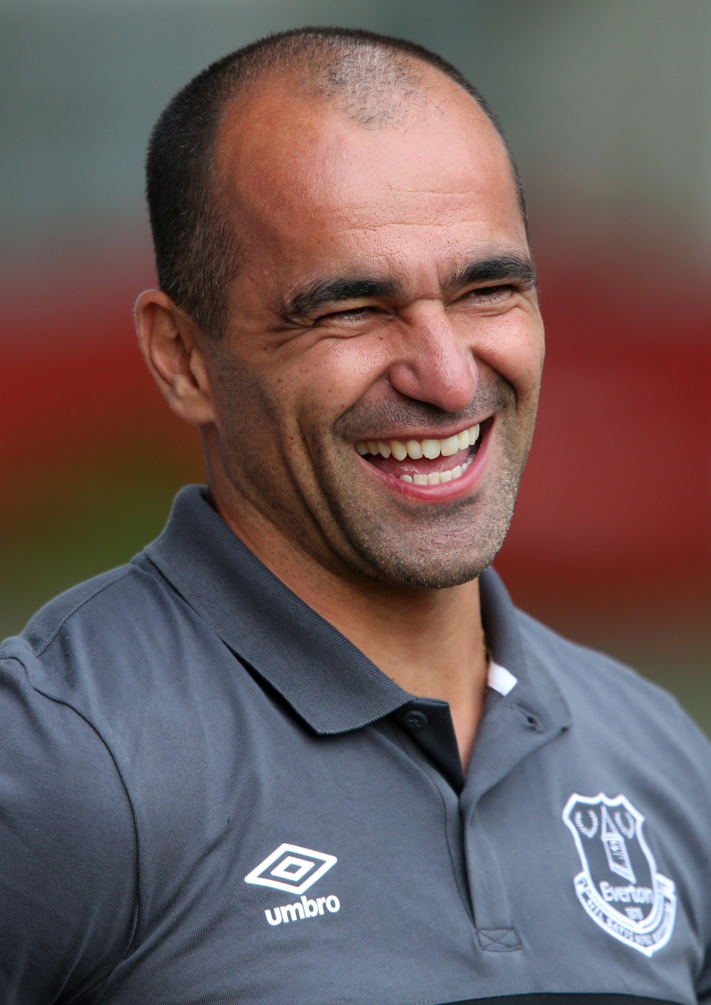 Roberto Martinez during his spell in charge at Goodison Park (Andrew Milligan/PA)