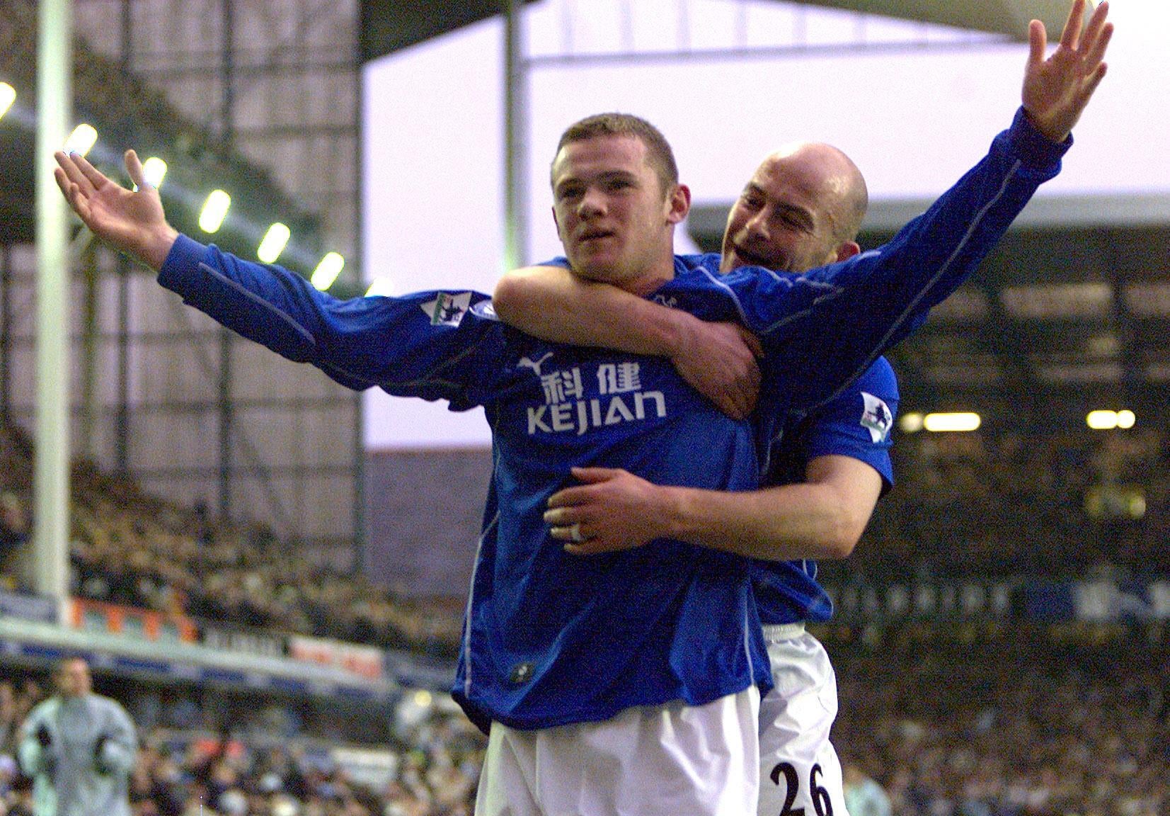 Rooney made a name for himself as a teenager in the Everton first team (Martin Rickett/PA)