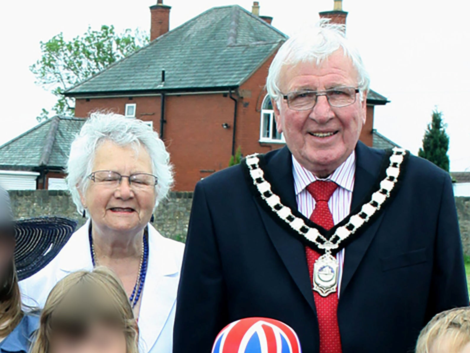 Ken Walker, former chairman of Bolsover district council, and his wife Freda