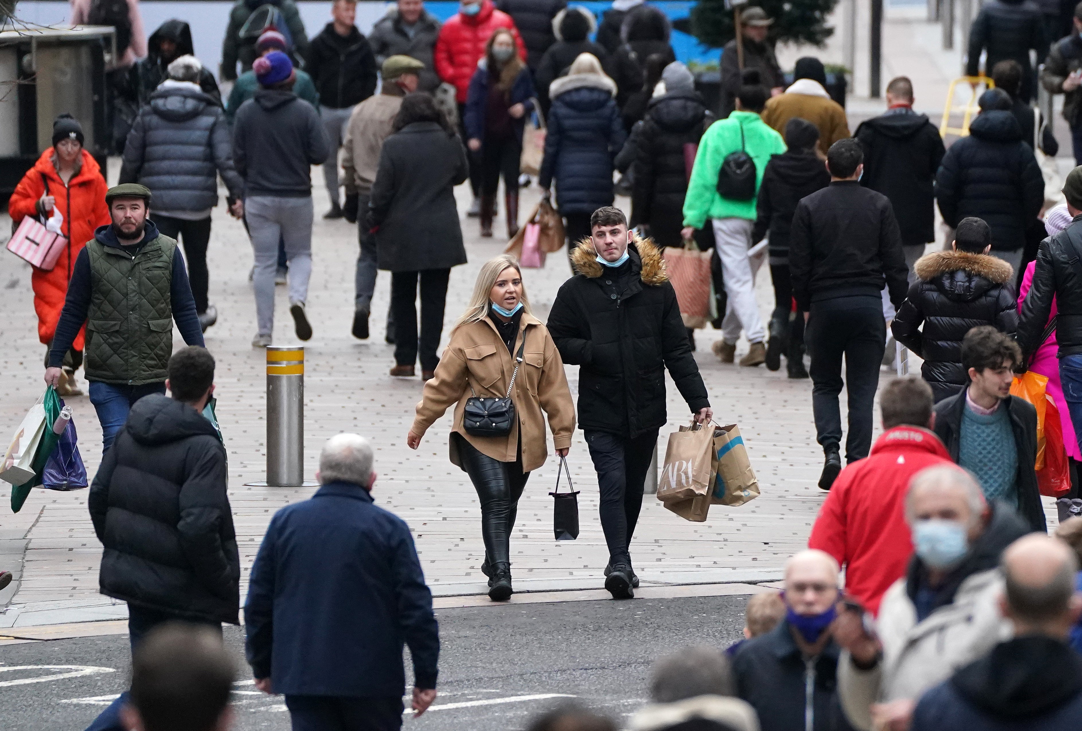 A new survey shows confidence is lowest in the retail, accommodation and food industries (Andrew Milligan/PA)