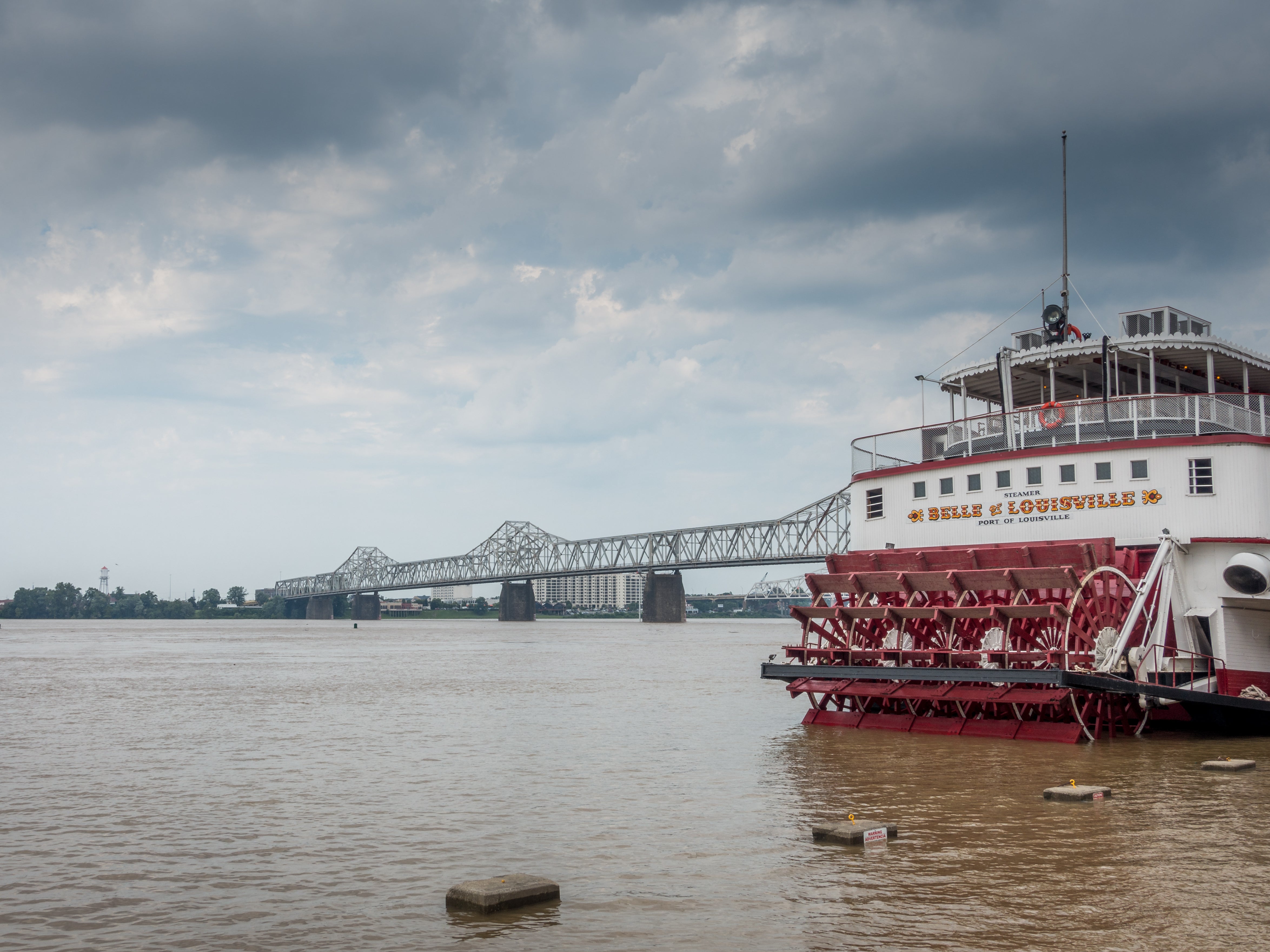 A view of the Ohio River in Louisville, Kentucky