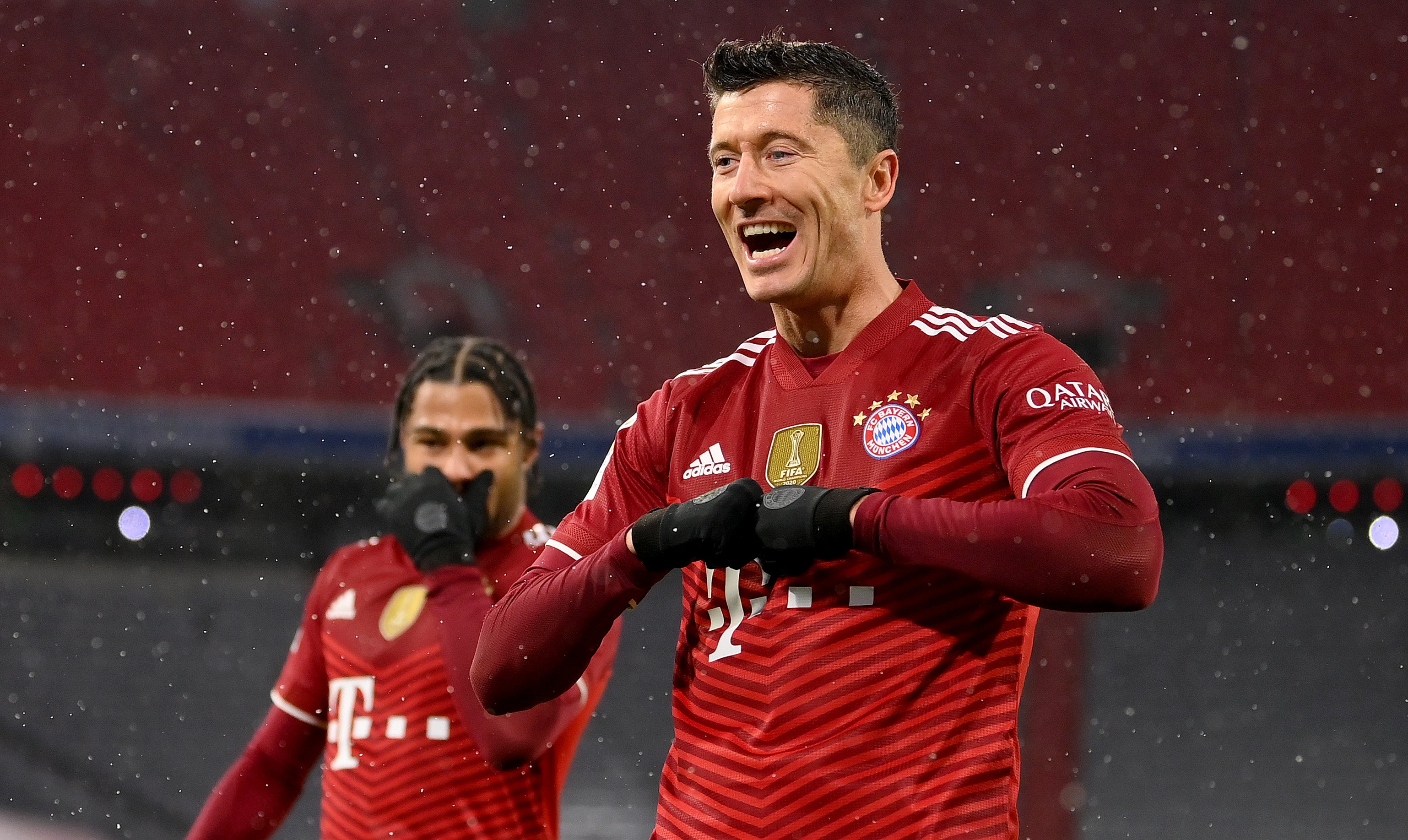 Robert Lewandowski moves level with Cristiano Ronaldo with his second Best award