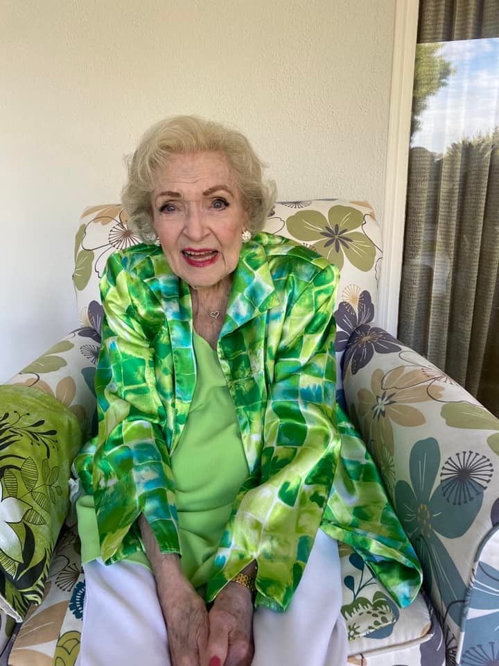 One of the final photos taken of late comedian and Hollywood icon Betty White