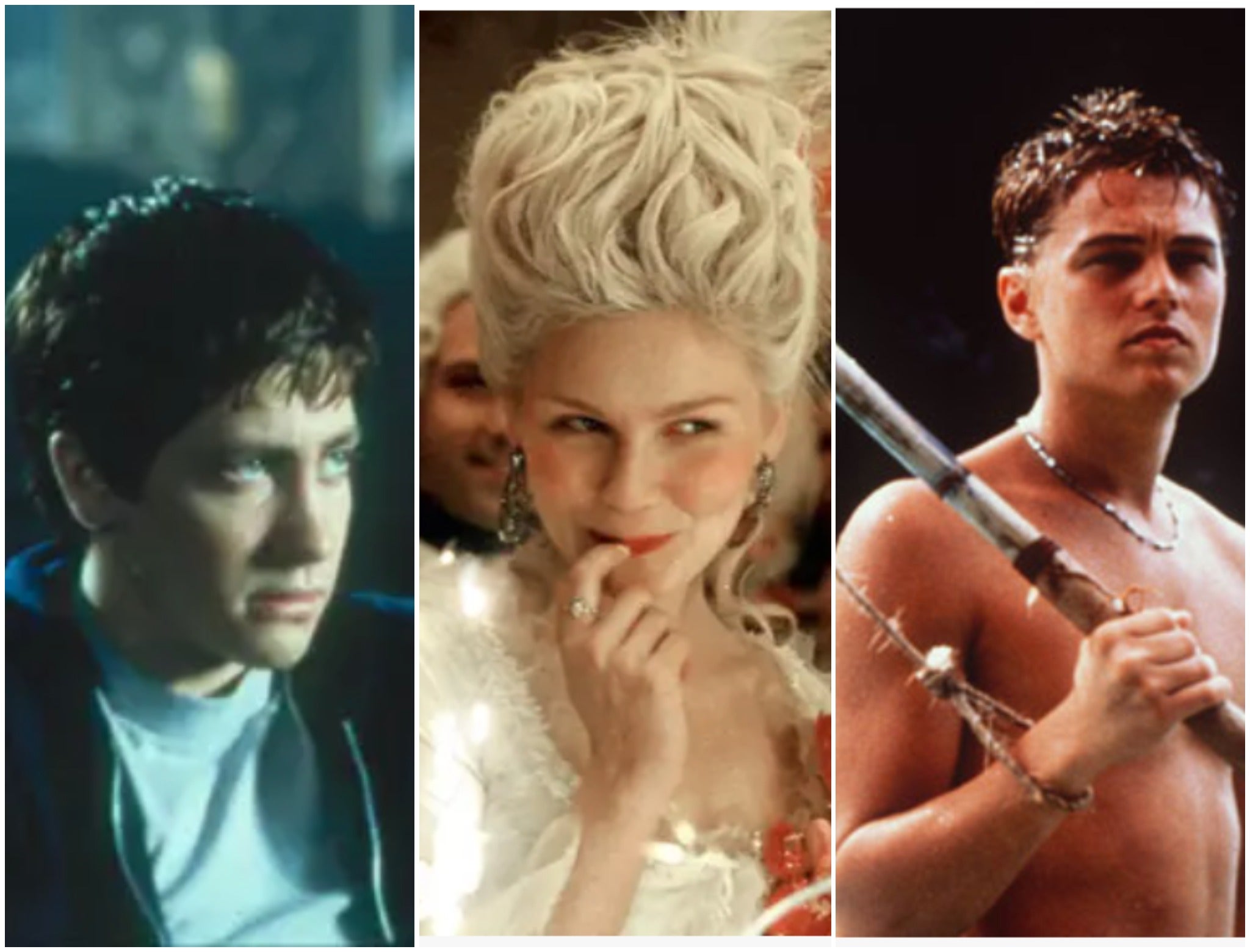 L-R: Donnie Darko, Marie Antoinette and The Beach