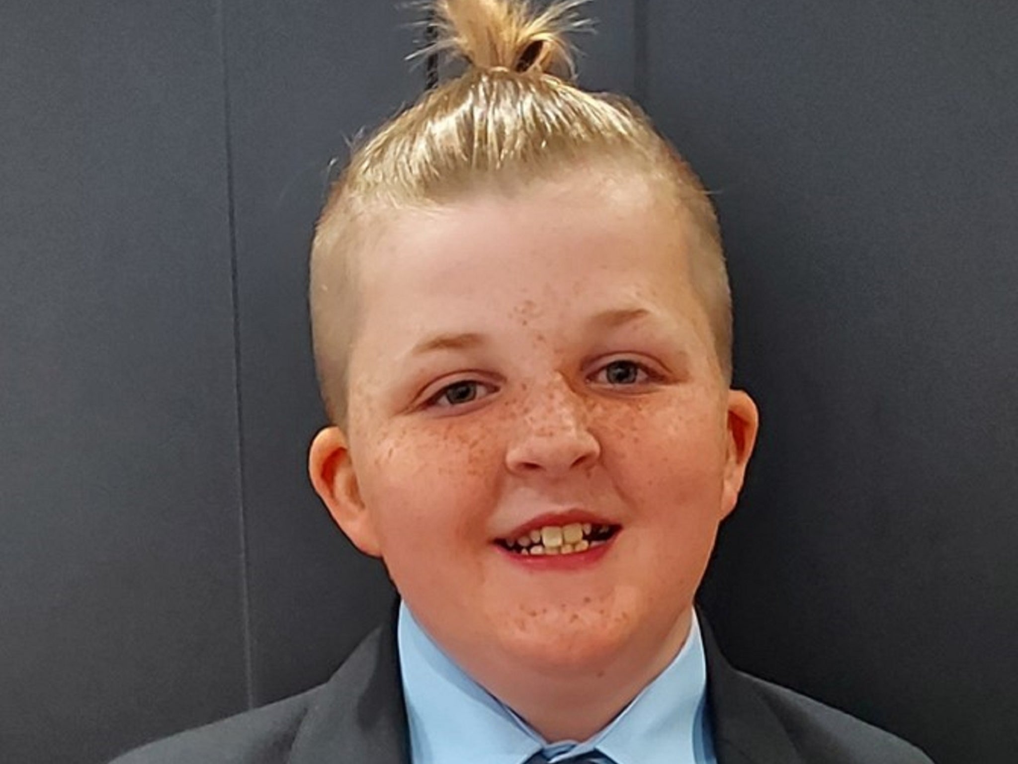 Ted Vines, 12, was killed in a car crash on his way to play football in Lincolnshire