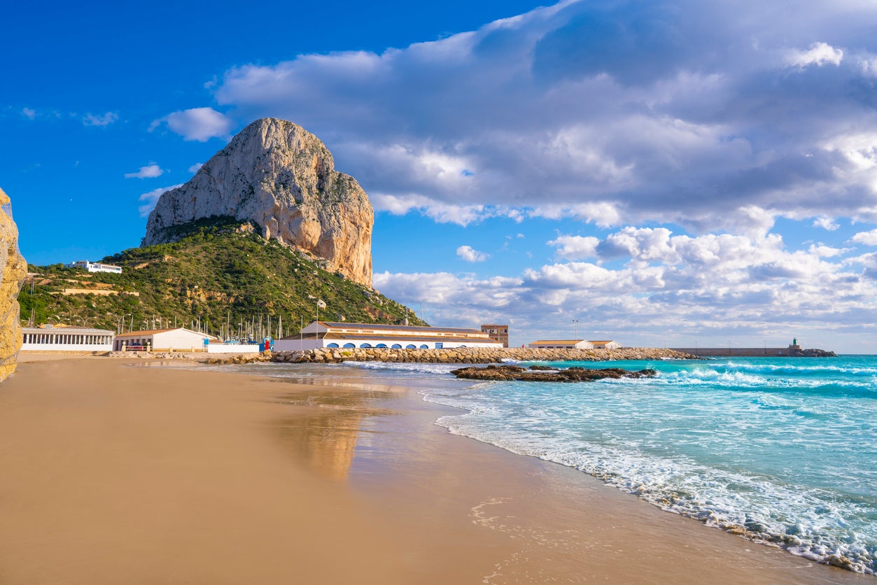 Playa del Cantal Roig, Calpe, Costa Blanca