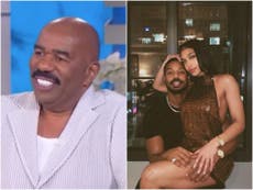 Steve Harvey squirms at photo of daughter Lori with Michael B Jordan: ‘I’m very uncomfortable’