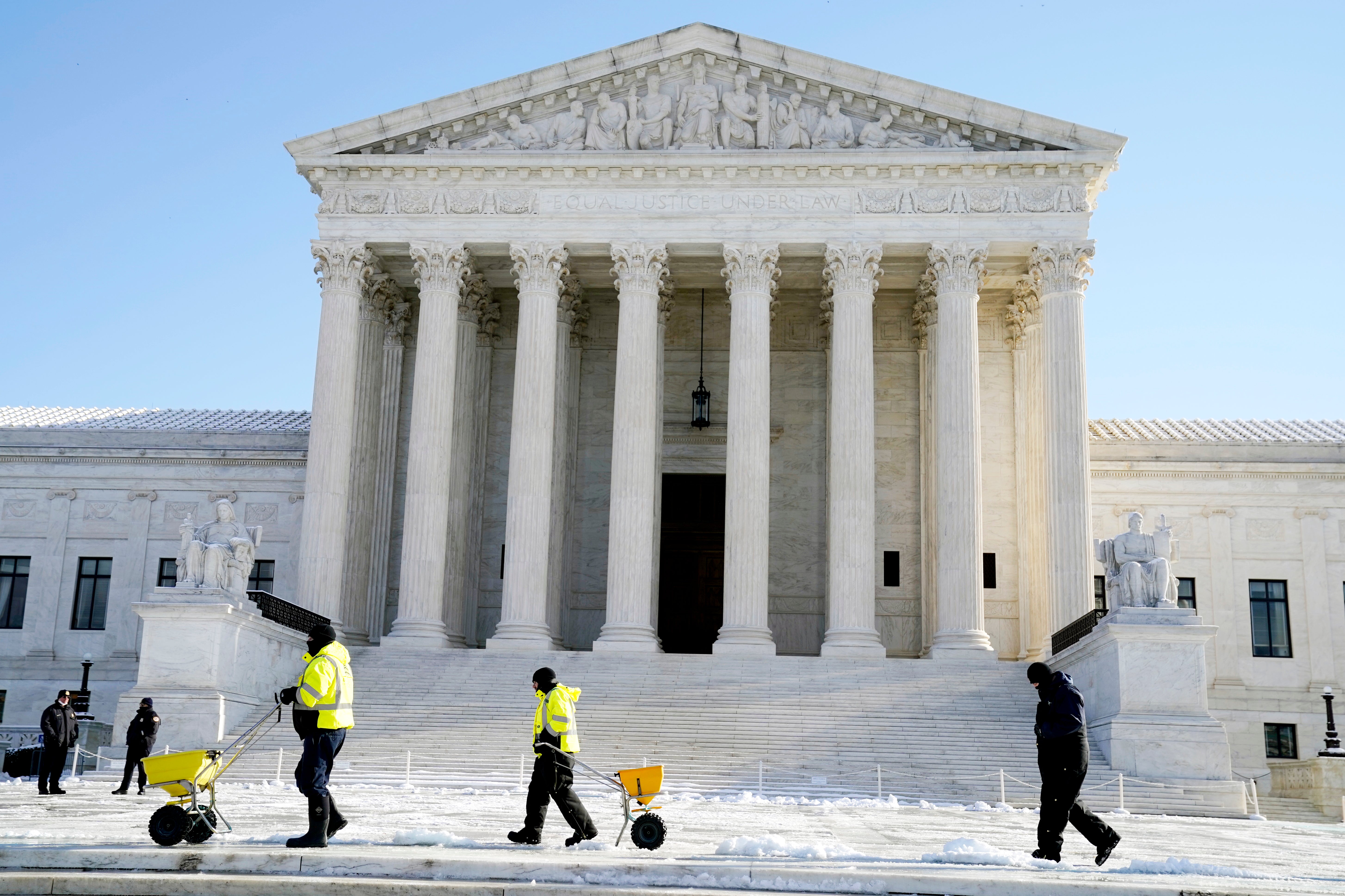 The Supreme Court building.