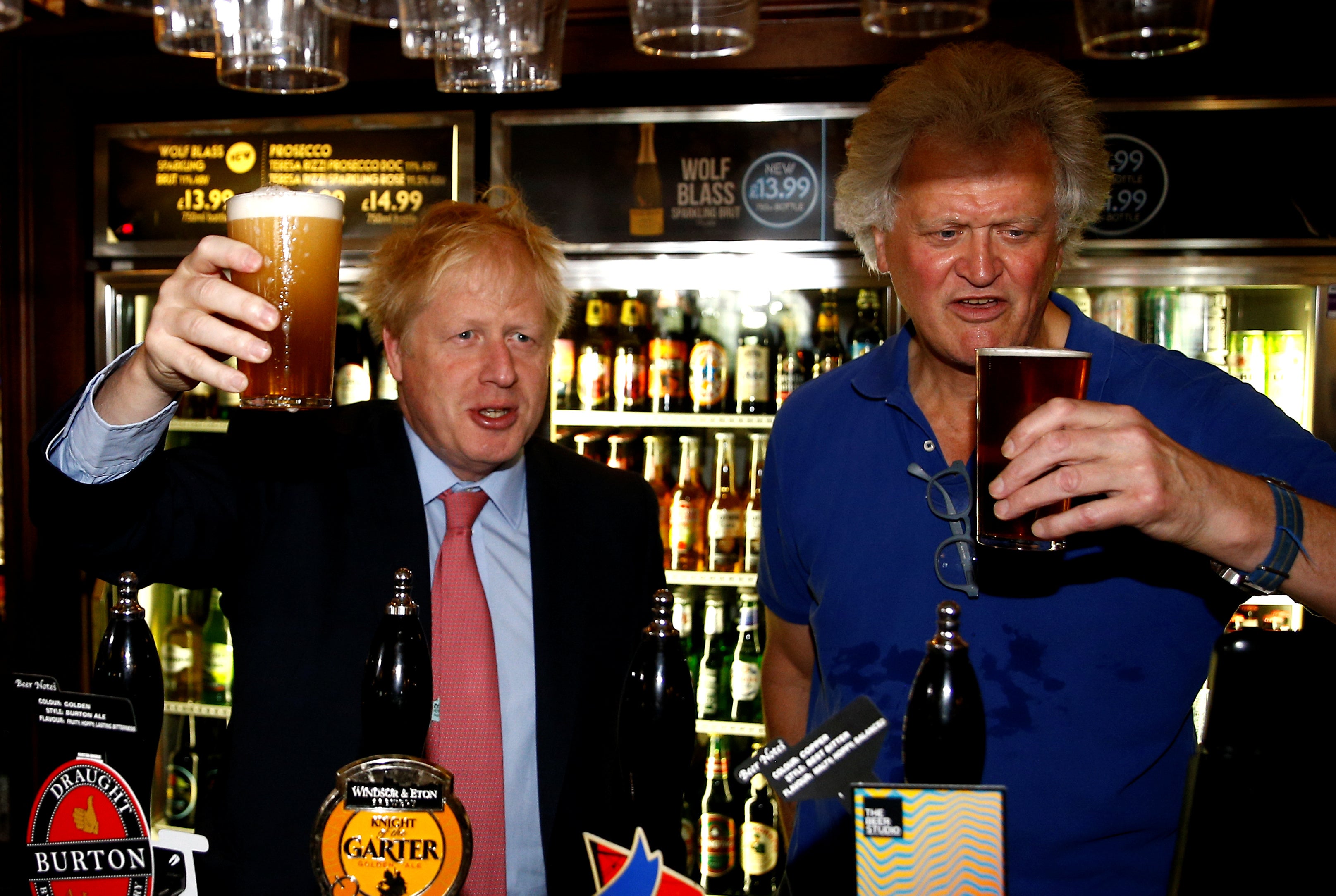 Wetherspoon boss Tim Martin was regularly seen campaigning for Brexit