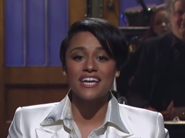 Ariana DeBose during her opening monologue on ‘SNL’