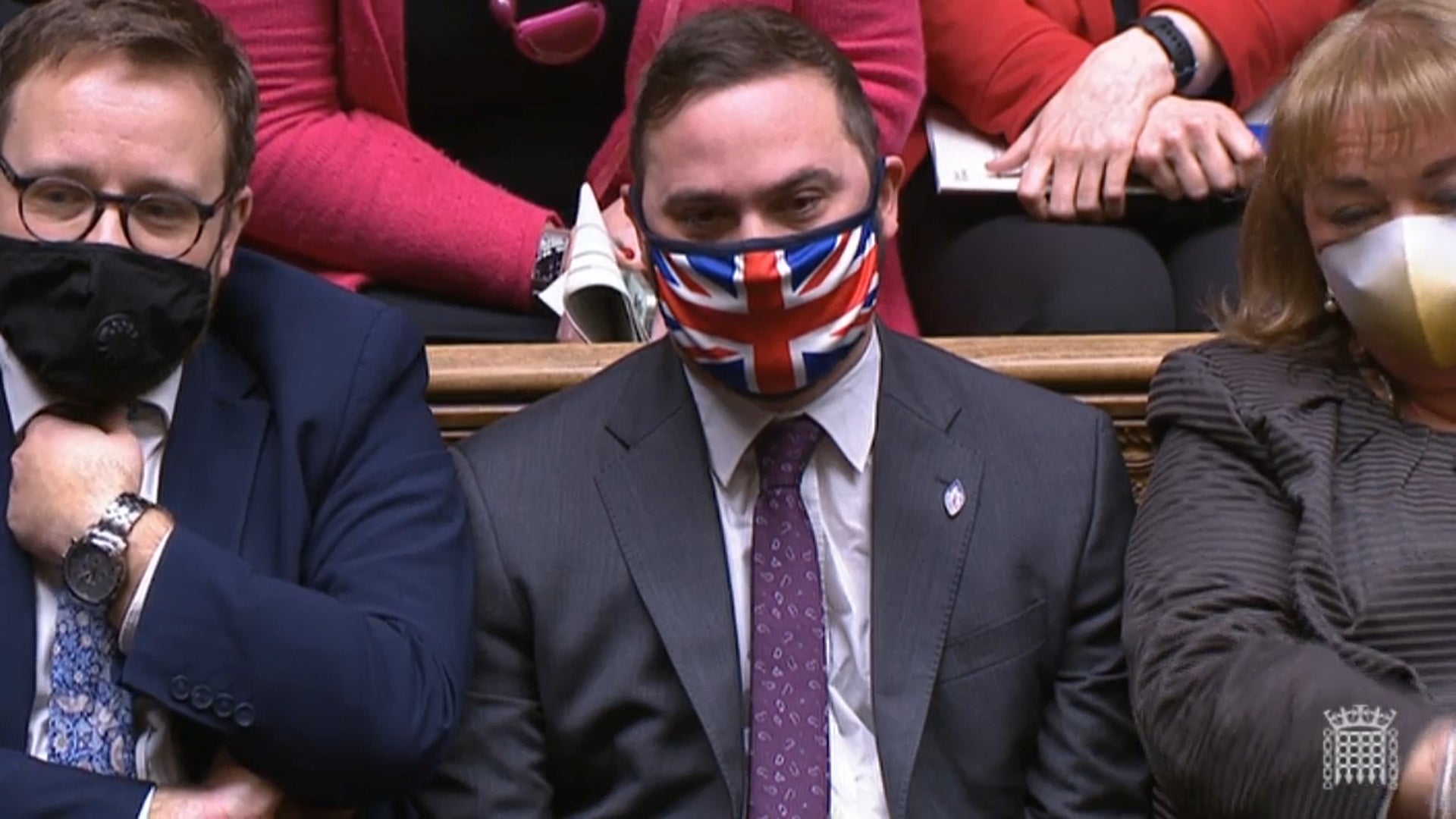 Bury South MP Christian Wakeford sitting on the opposition benches (House of Commons/PA)