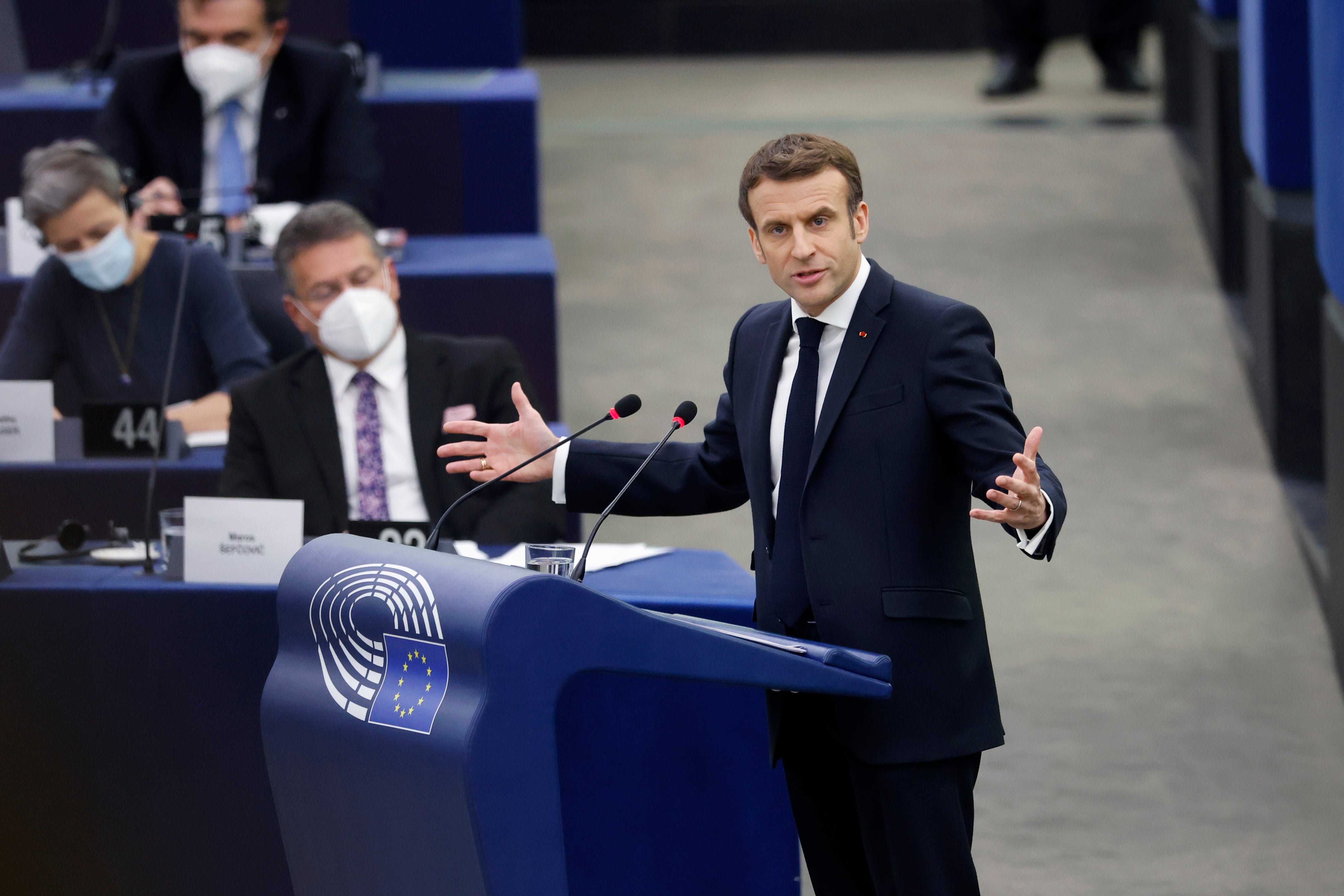 France European Parliament Macron