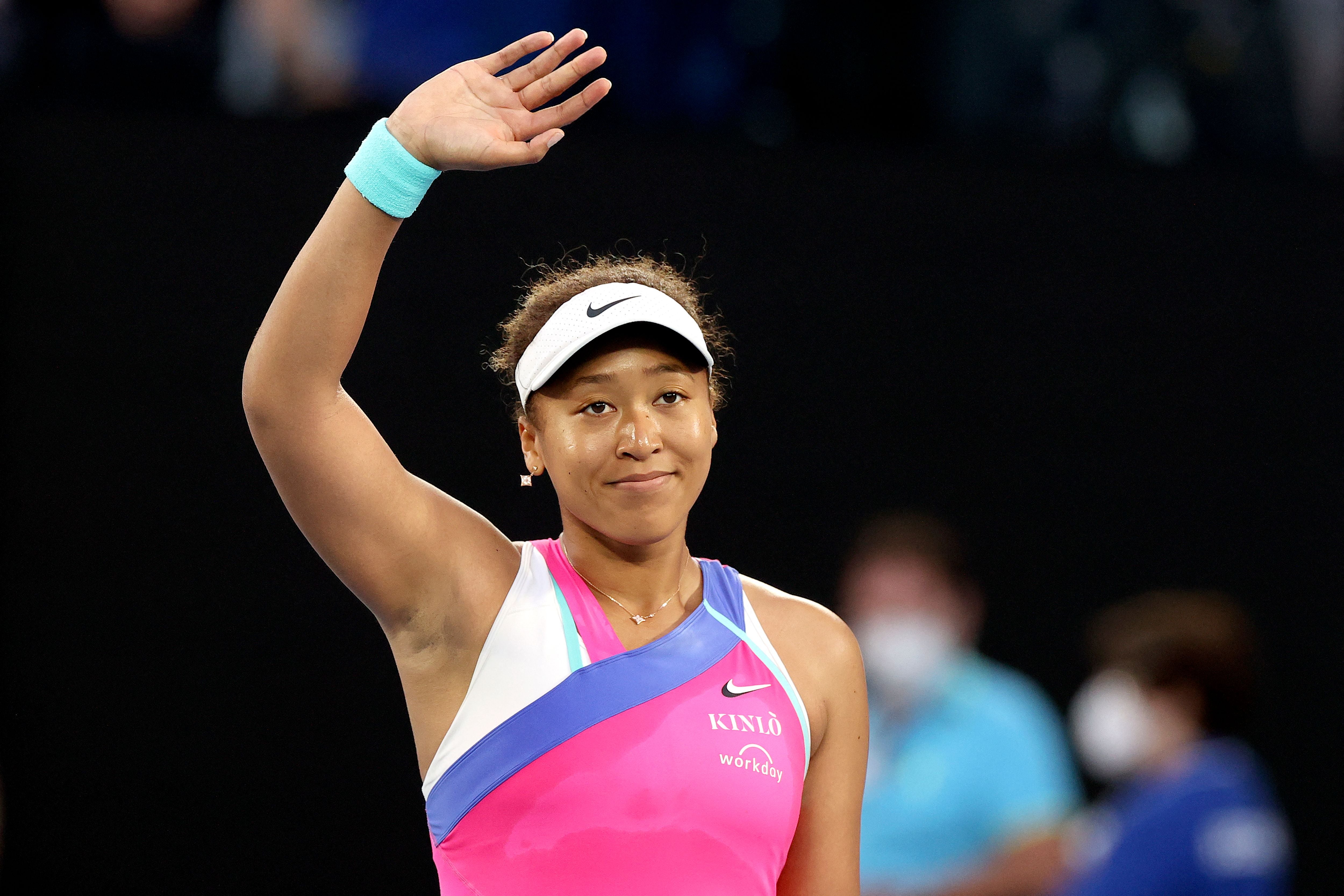 Naomi Osaka overcame a testing second set against Madison Brengle