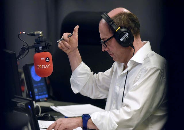 <p>Nick Robinson presents BBC Radio 4’s ‘Today’ programme (Jeff Overs/BBC)</p>