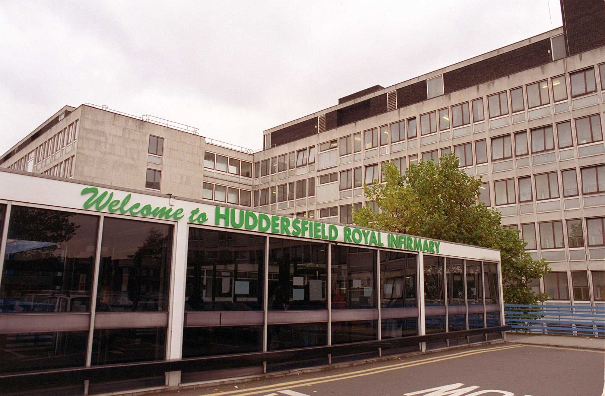 Huddersfield Royal Infirmary has been absolved of any blame following the actor’s death (PA)